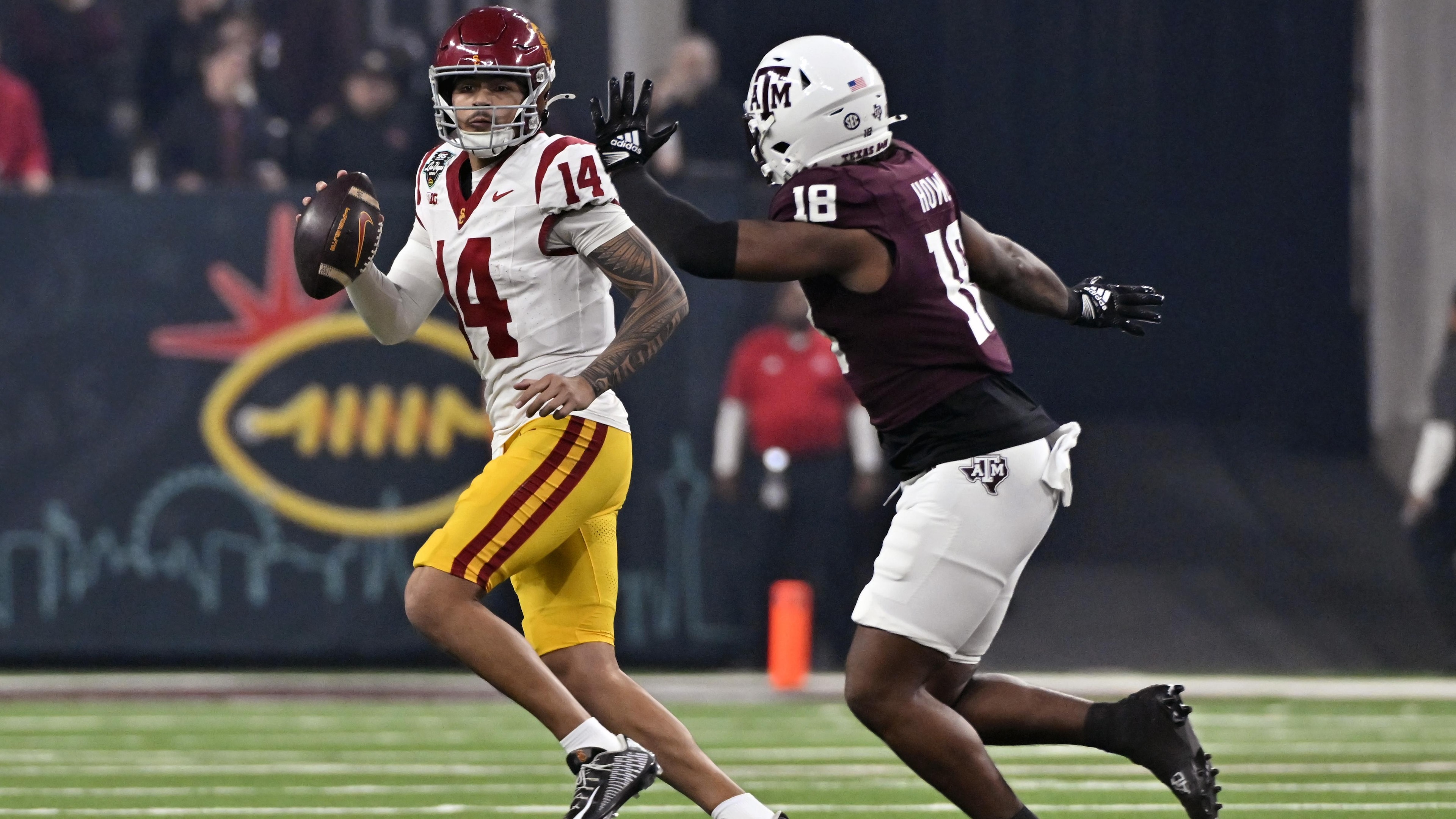 Texas A&M v USC - SRS Distribution Las Vegas Bowl Texas A&M v USC - SRS Distribution Las Vegas Bowl