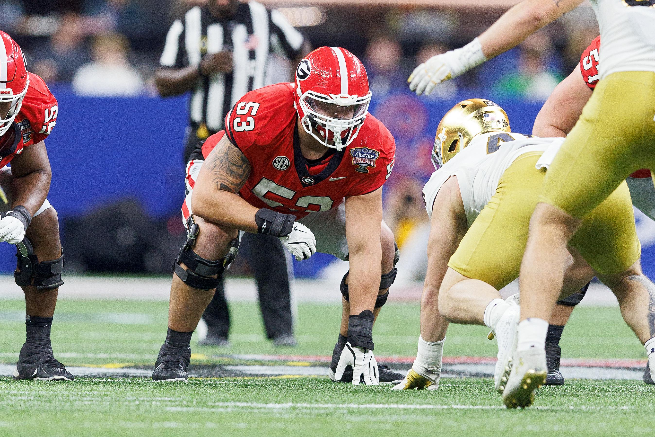 COLLEGE FOOTBALL: JAN 02 CFP Quarterfinal Allstate Sugar Bowl - Notre Dame vs Georgia