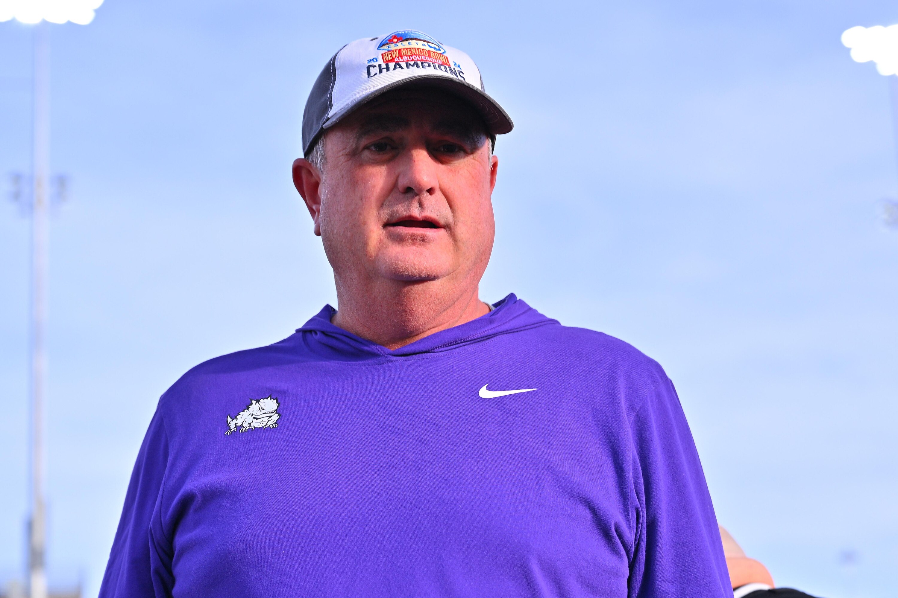 TCU HC Jokes About 'Bad Scheduling' Over Games vs. Deion, Colorado and Belichick, UNC
