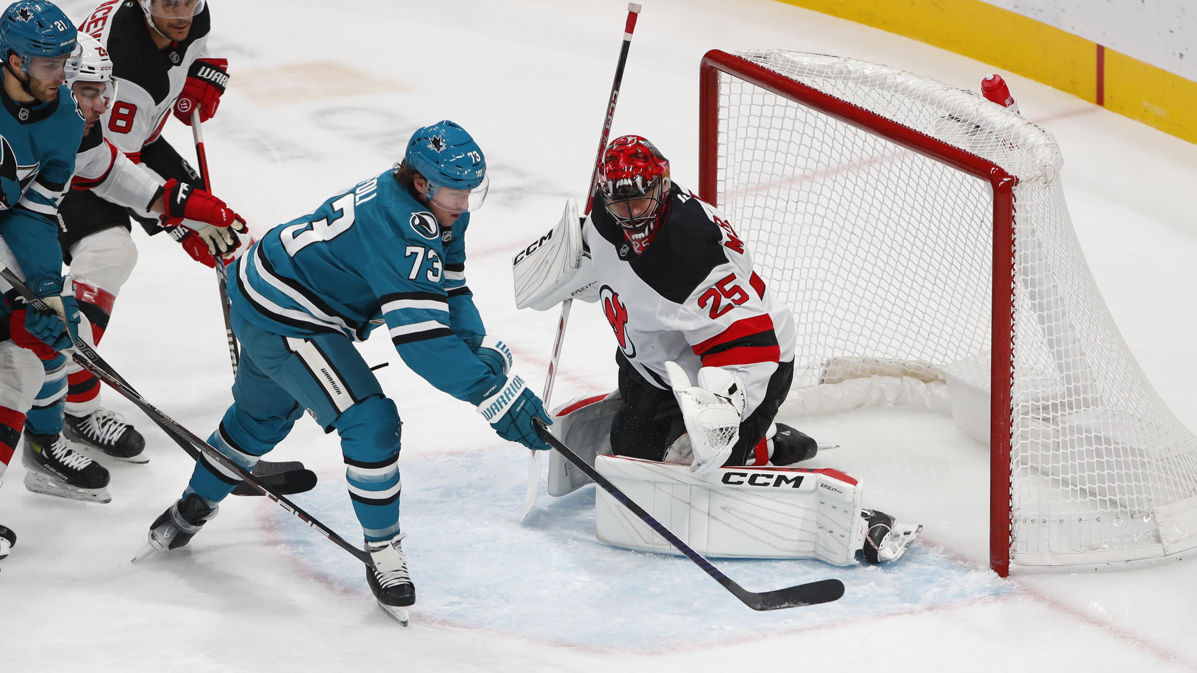 NHL: JAN 04 Devils at Sharks