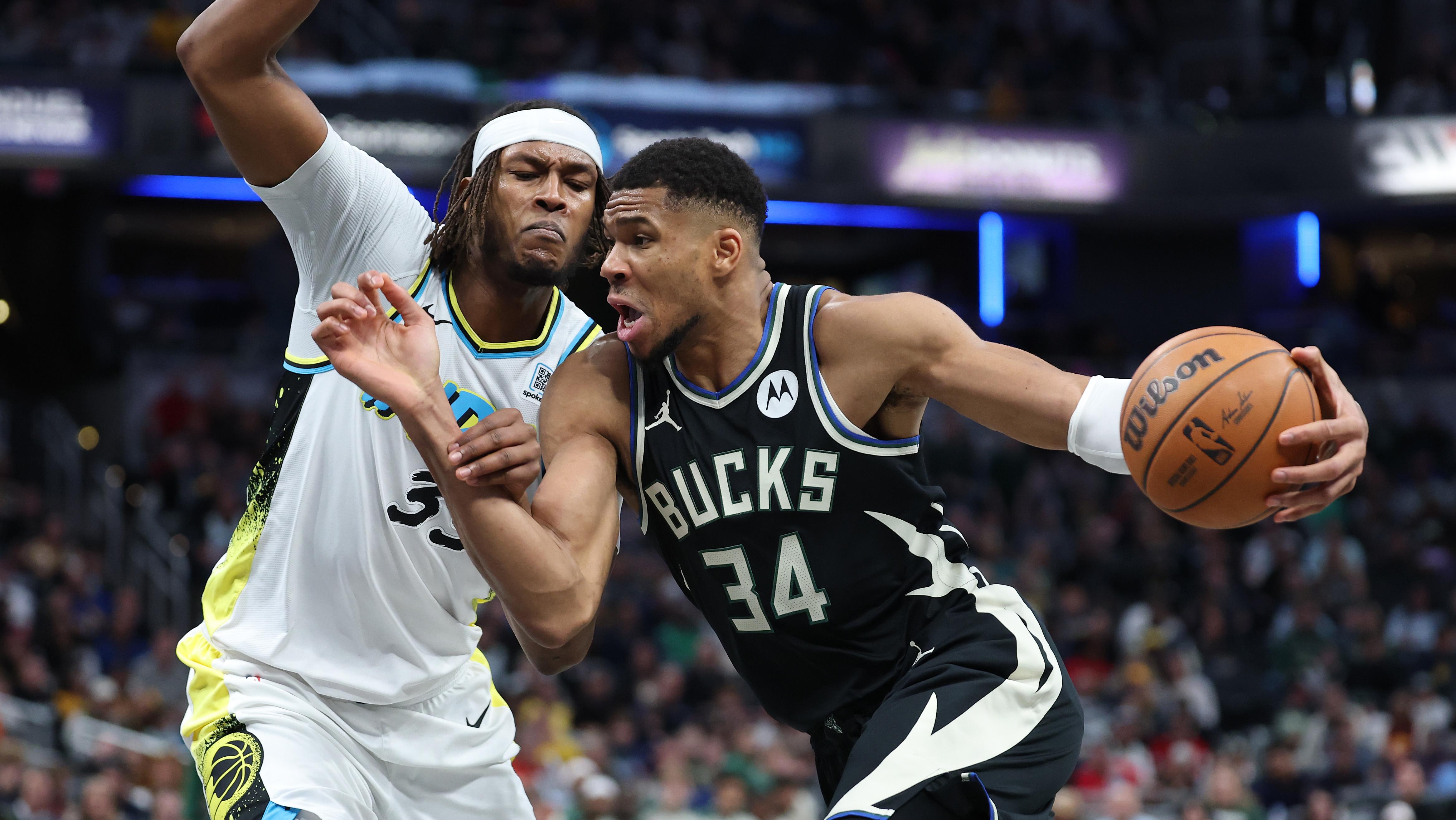 Milwaukee Bucks v Indiana Pacers Milwaukee Bucks v Indiana Pacers