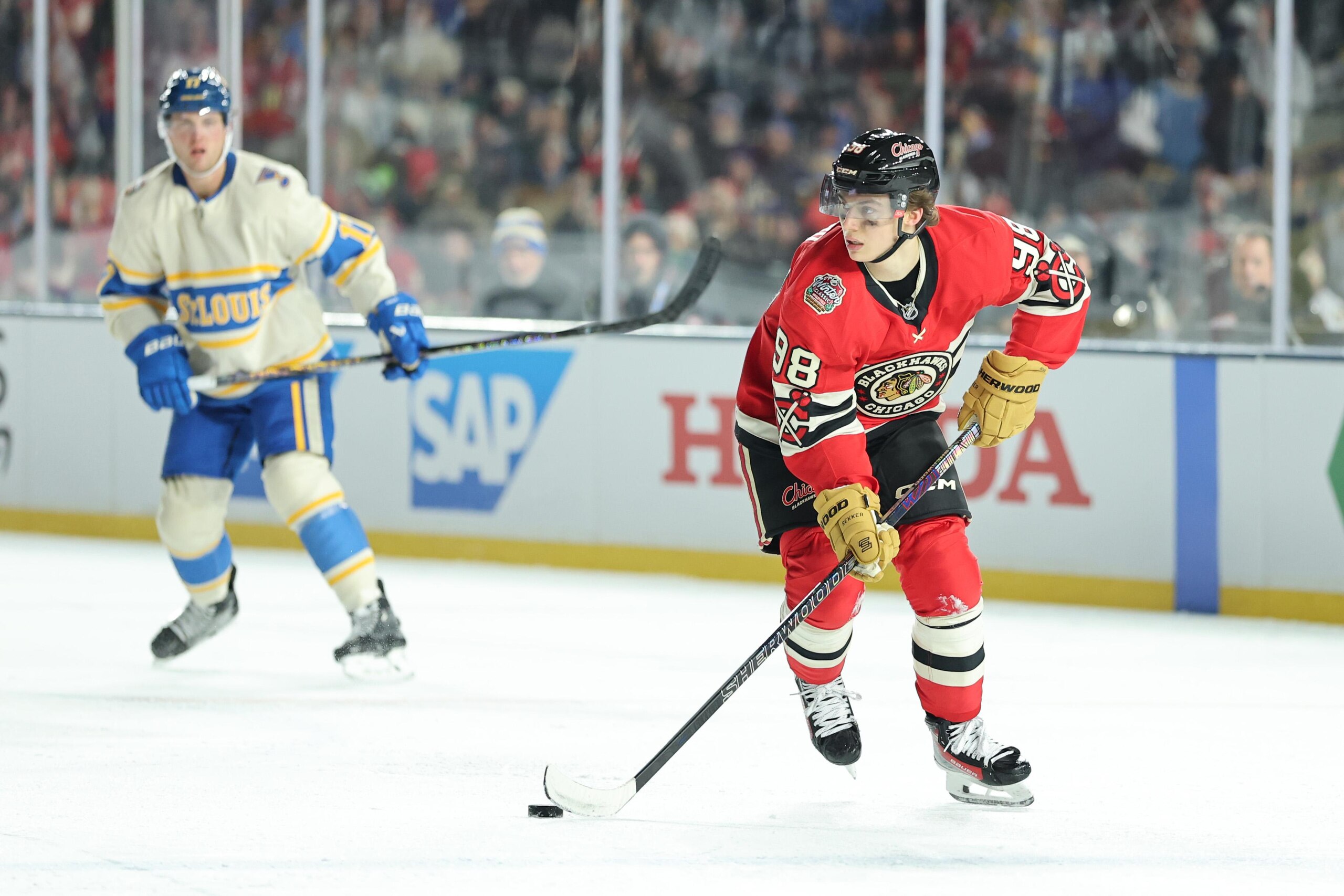 Discover NHL Winter Classic - St Louis Blues v Chicago Blackhawks Discover NHL Winter Classic - St Louis Blues v Chicago Blackhawks