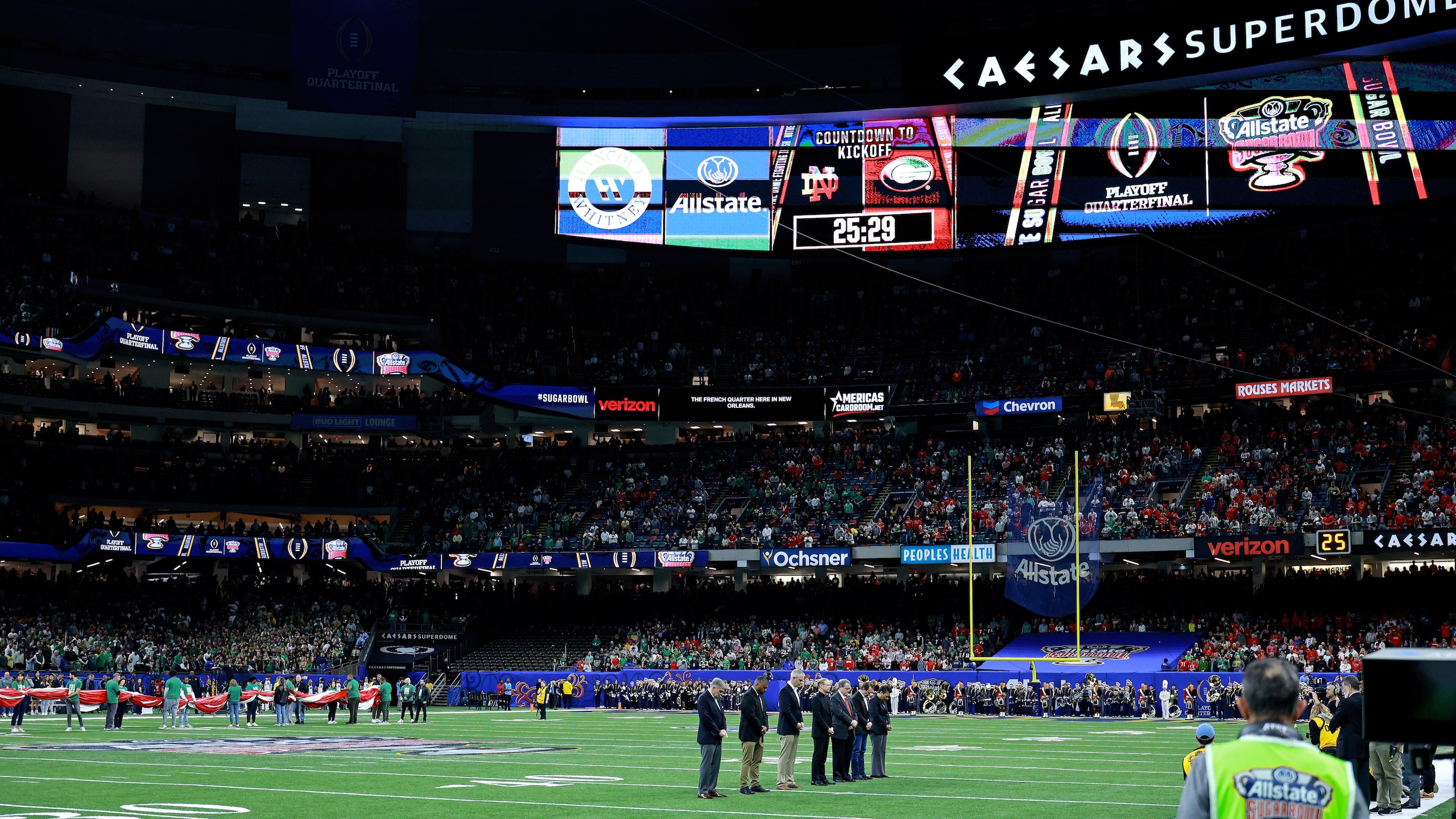 COLLEGE FOOTBALL: JAN 02 CFP Quarterfinal Allstate Sugar Bowl - Notre Dame vs Georgia