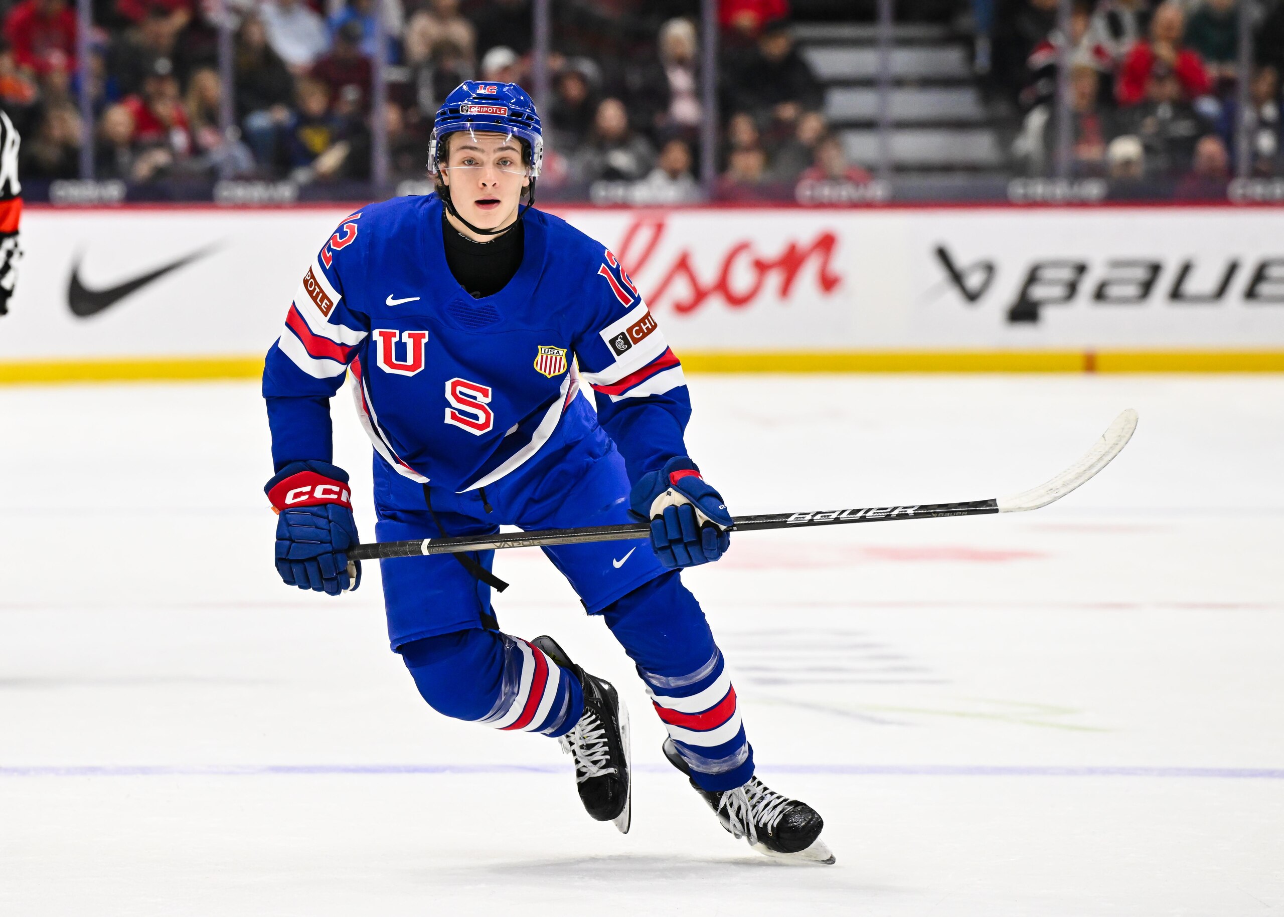 United States v Switzerland: Quarterfinals - 2025 IIHF World Junior Championship United States v Switzerland: Quarterfinals - 2025 IIHF World Junior Championship