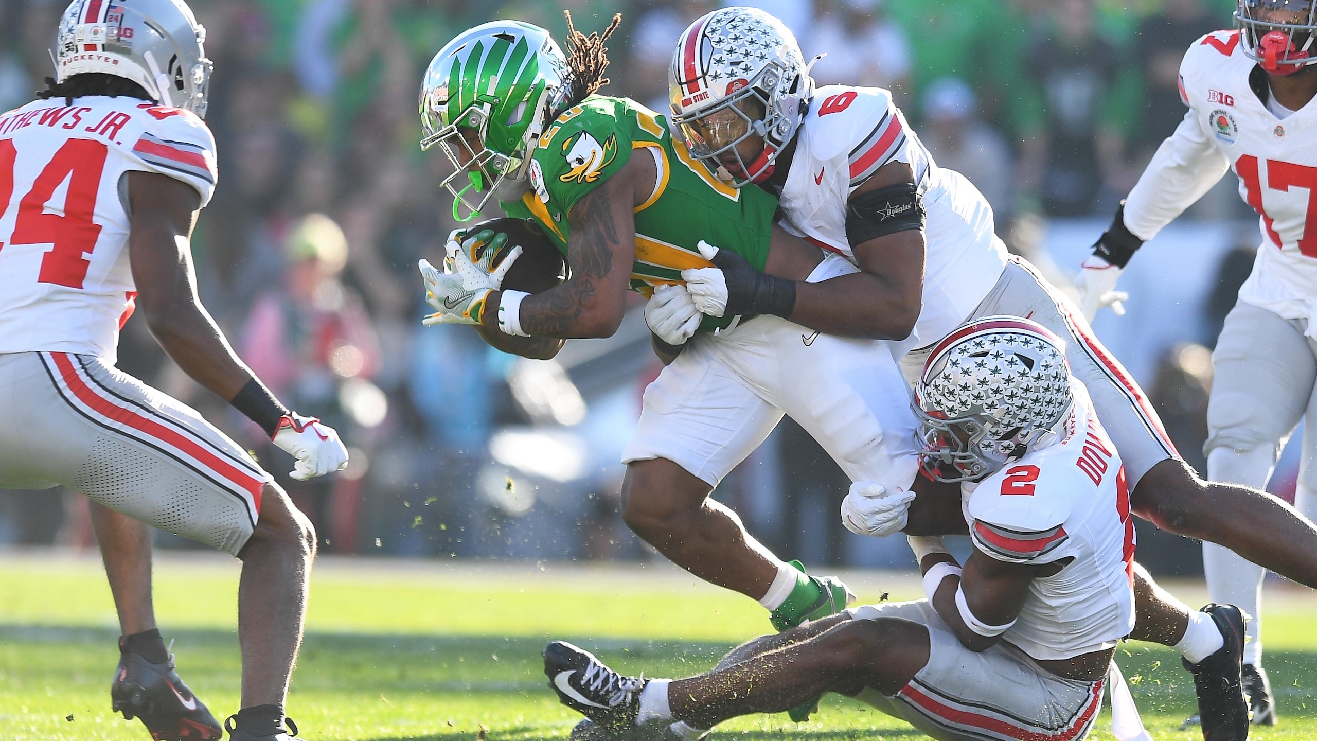 COLLEGE FOOTBALL: JAN 01 CFP Quarterfinal Rose Bowl Game - Ohio State vs Oregon