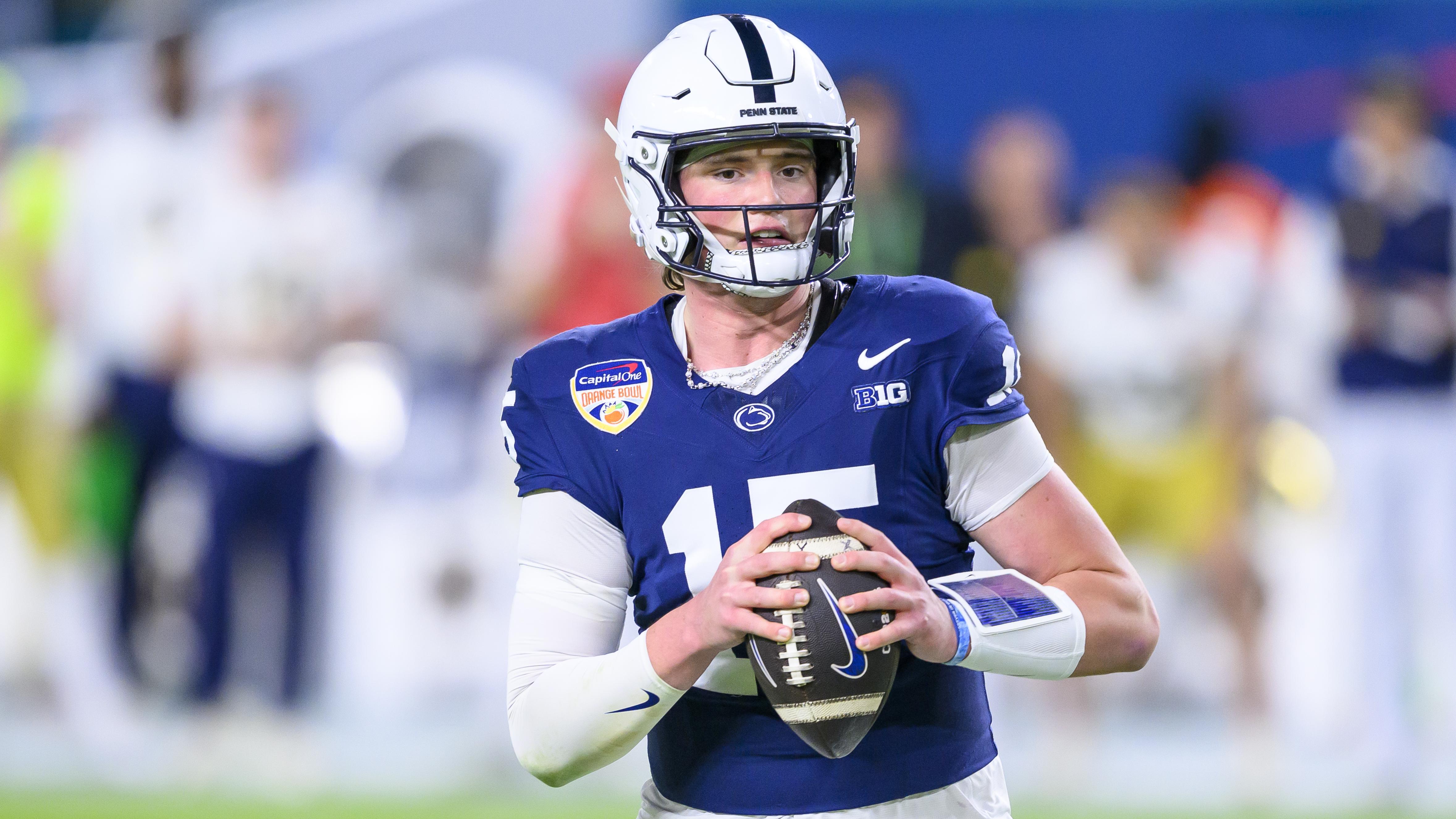 Penn State’s Drew Allar Says It’d Be ‘Special’ to Be Drafted by Browns in Video