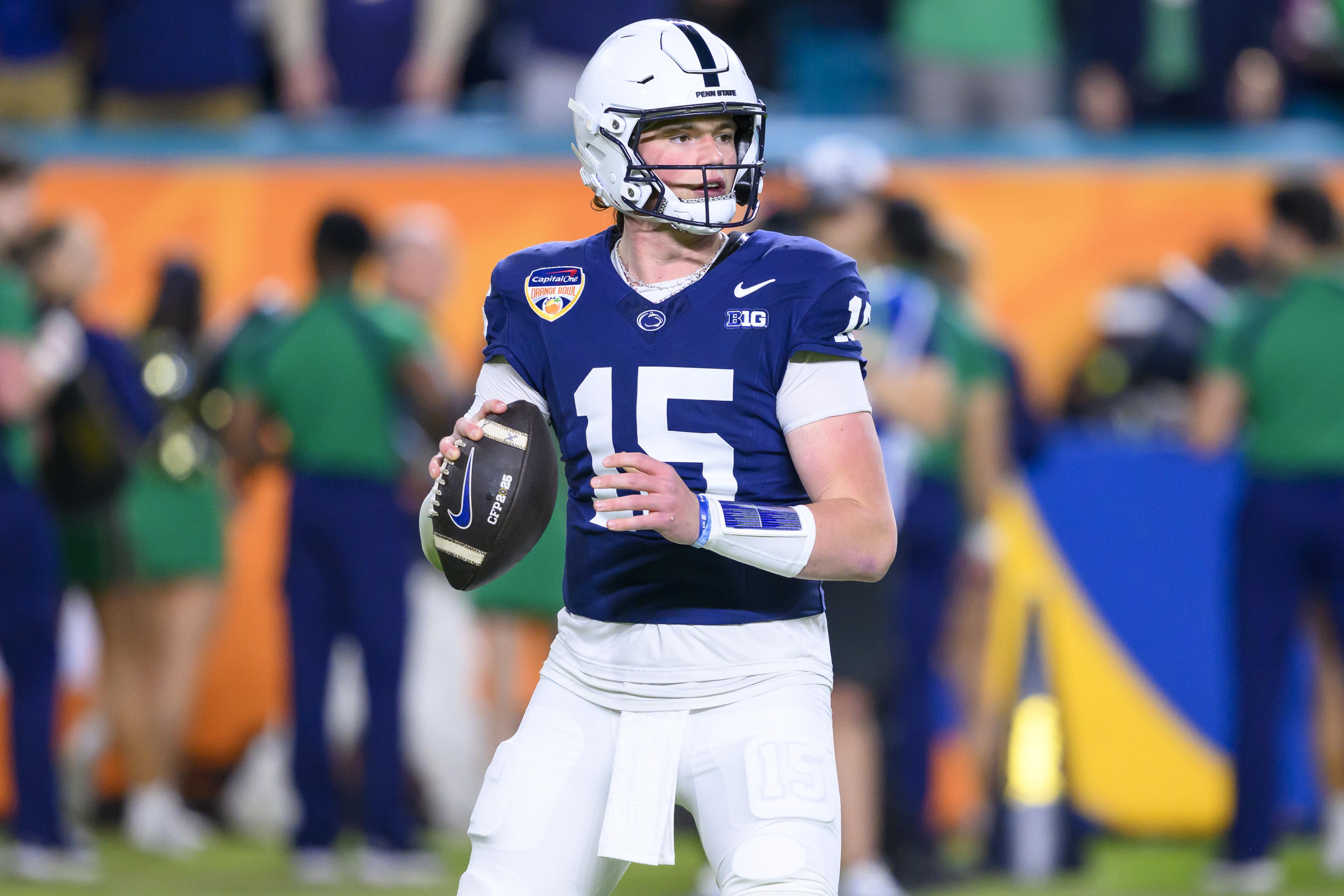 Penn State's Drew Allar Praised by Daniel Jeremiah, 'The Good Is Really  Good'