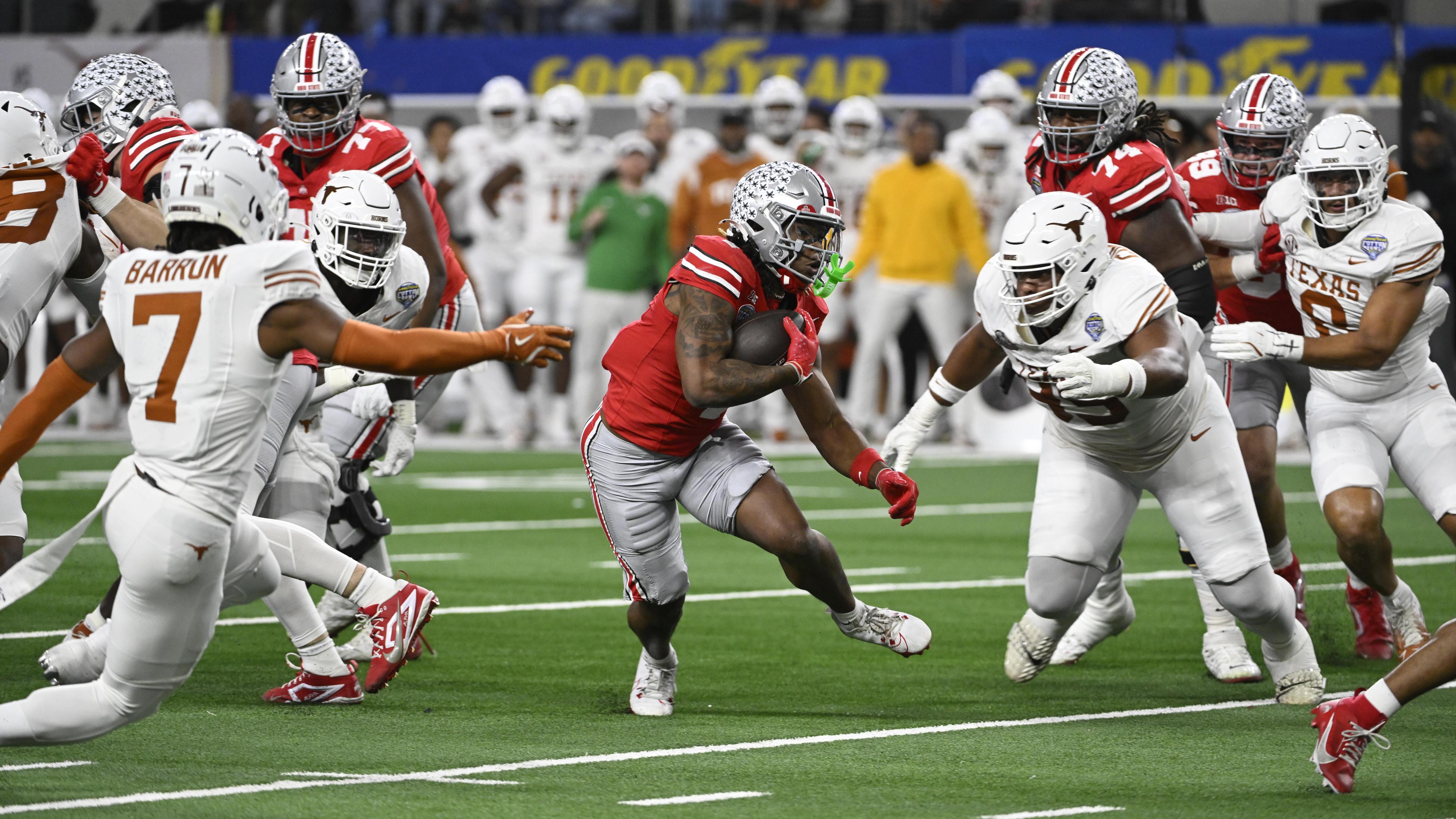 Ohio State University vs University of Texas, 2025 CFP National Semifinal