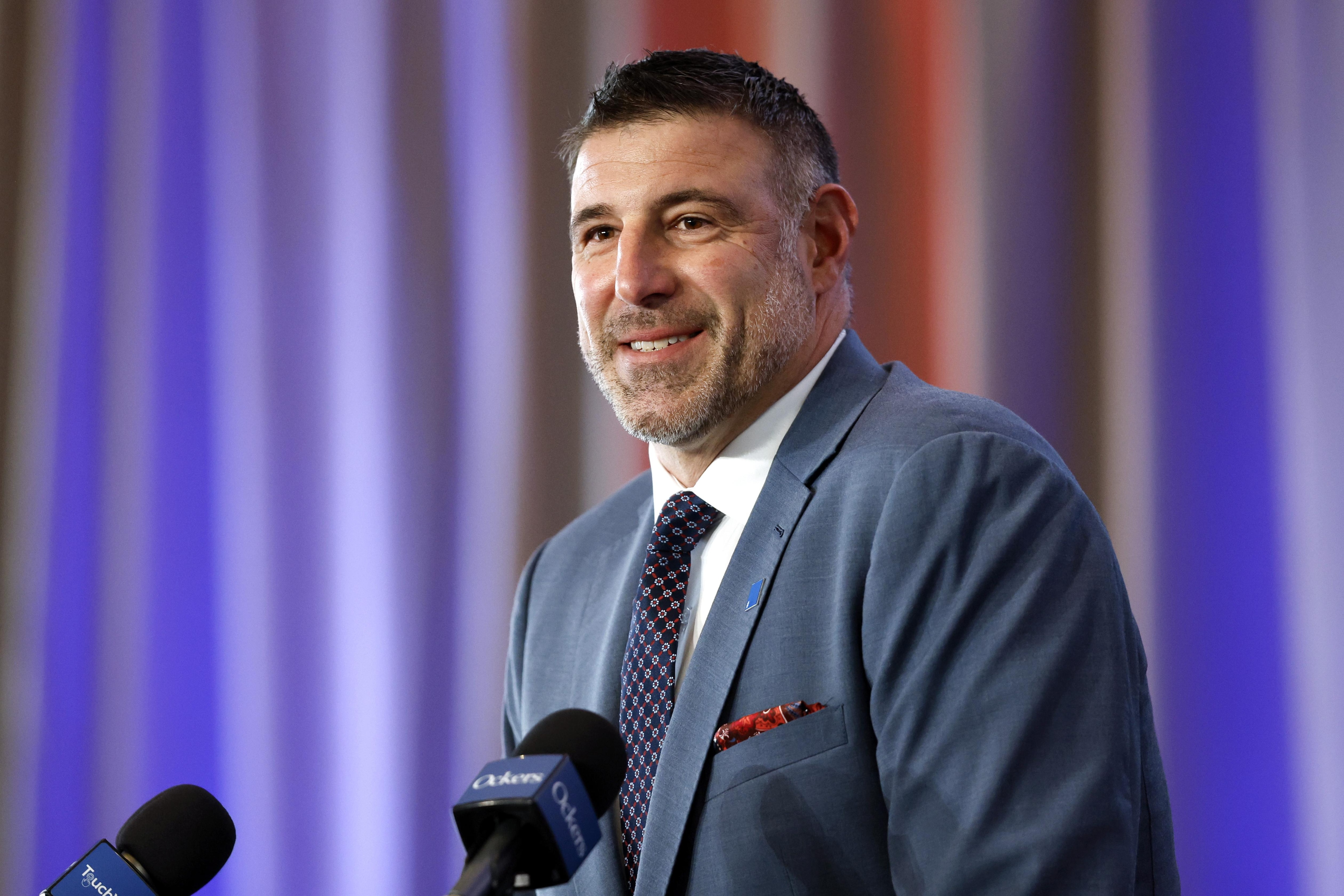 Takeaways from new Patriots coach Mike Vrabel's introduction: Coordinator plans, roster rebuilding, and more