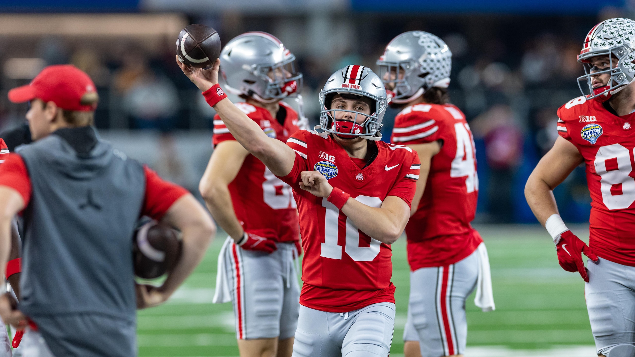 COLLEGE FOOTBALL: JAN 10 CFP Semifinal Cotton Bowl Classic - Texas v Ohio State COLLEGE FOOTBALL: JAN 10 CFP Semifinal Cotton Bowl Classic - Texas v Ohio State