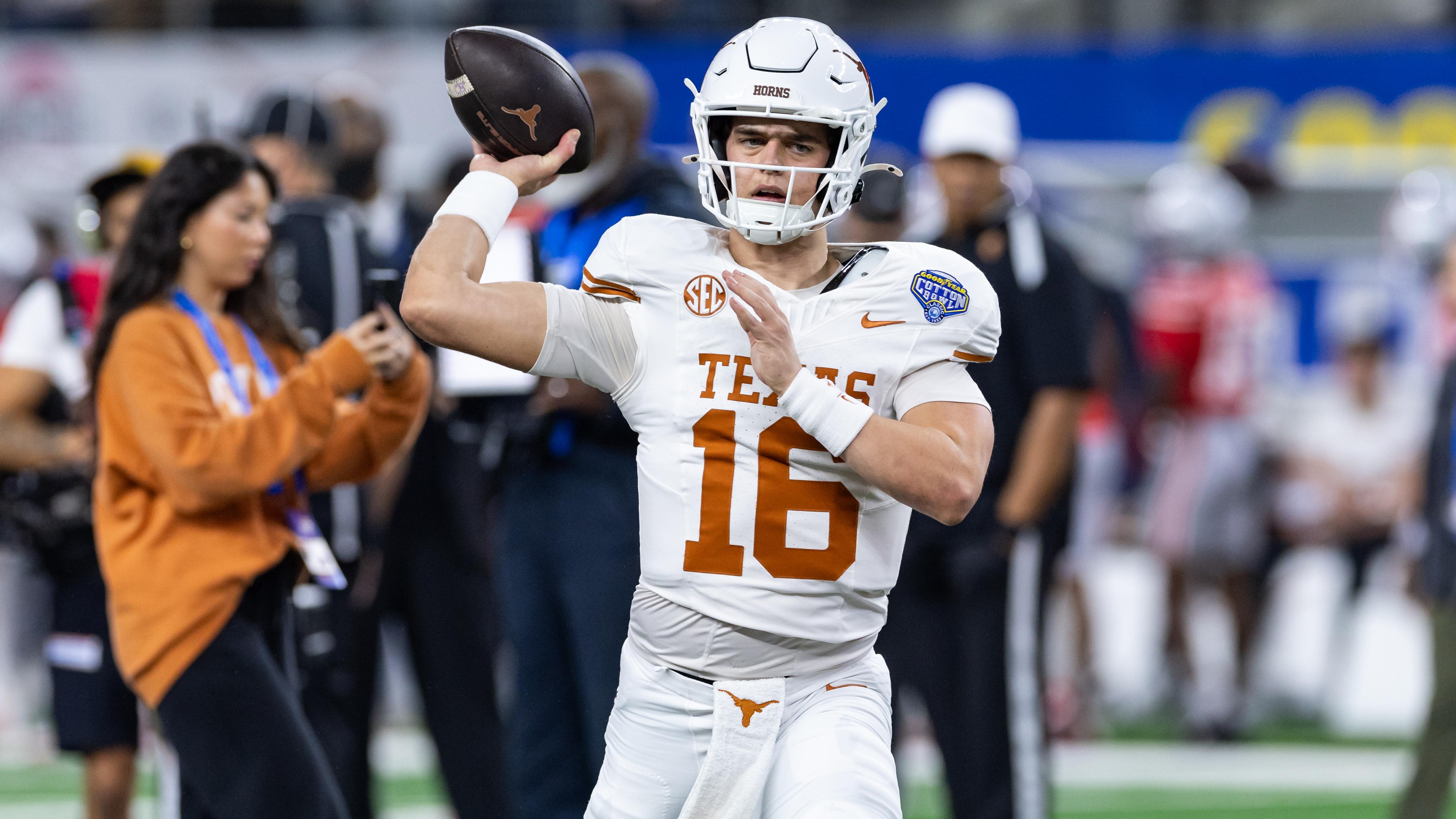 Texas’ Arch Manning Not on Manning Award Preseason Watch List Led by Allar, Nussmeier