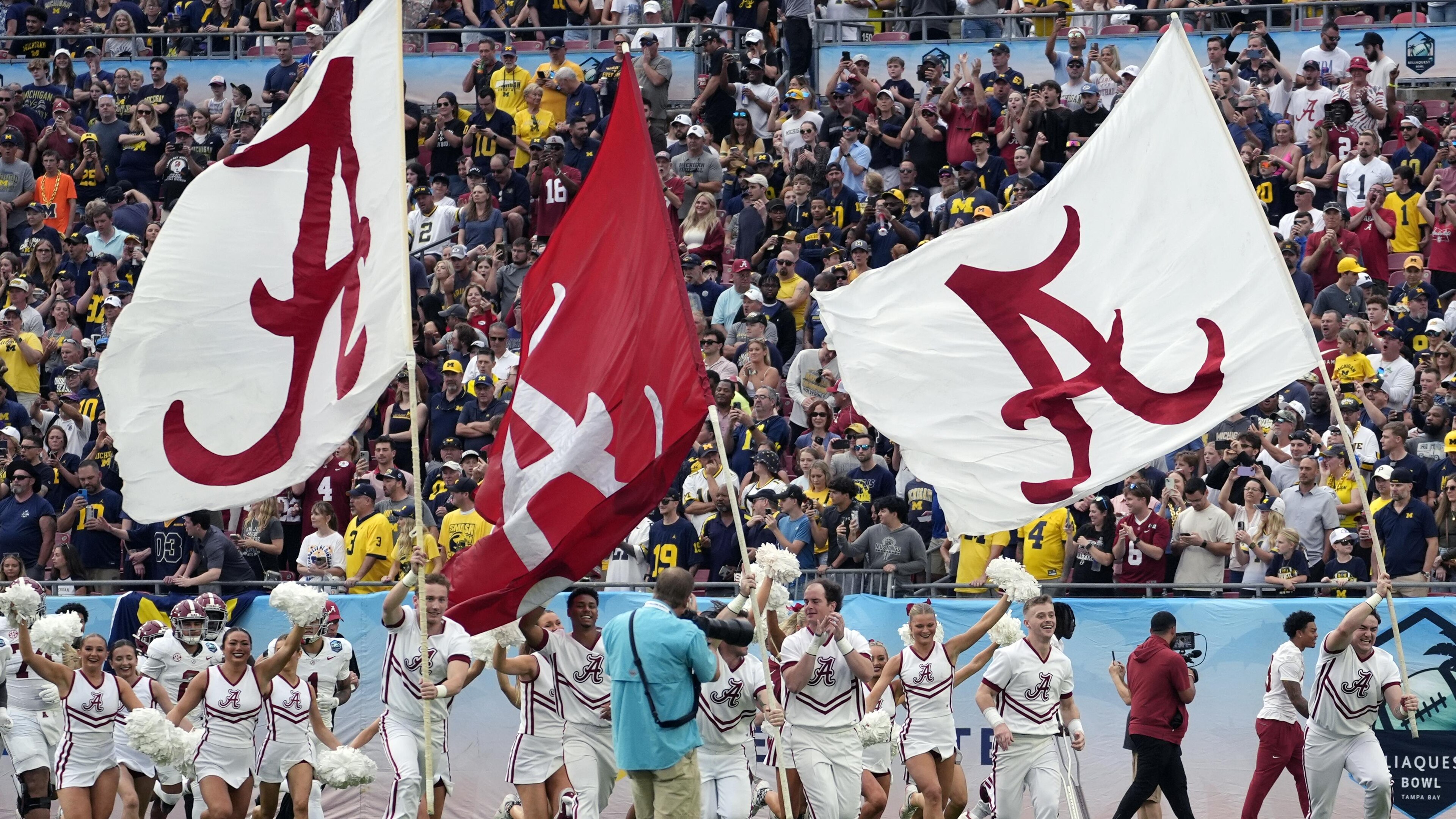 COLLEGE FOOTBALL: DEC 31 ReliaQuest Bowl - Alabama vs Michigan