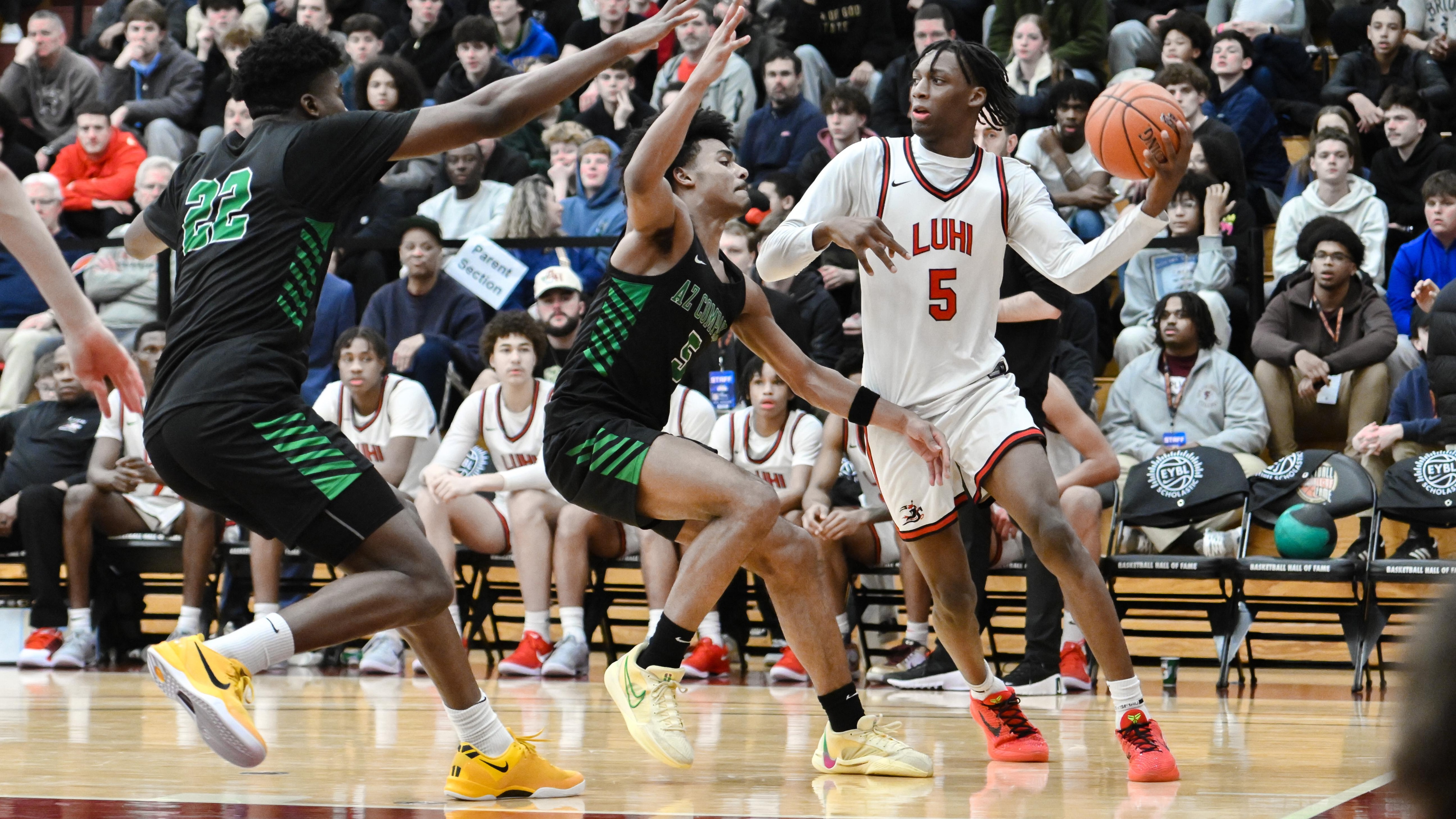 HIGH SCHOOL BASKETBALL: JAN 19 Spalding Hoophall Classic - Long Island Lutheran vs Arizona Compass Prep