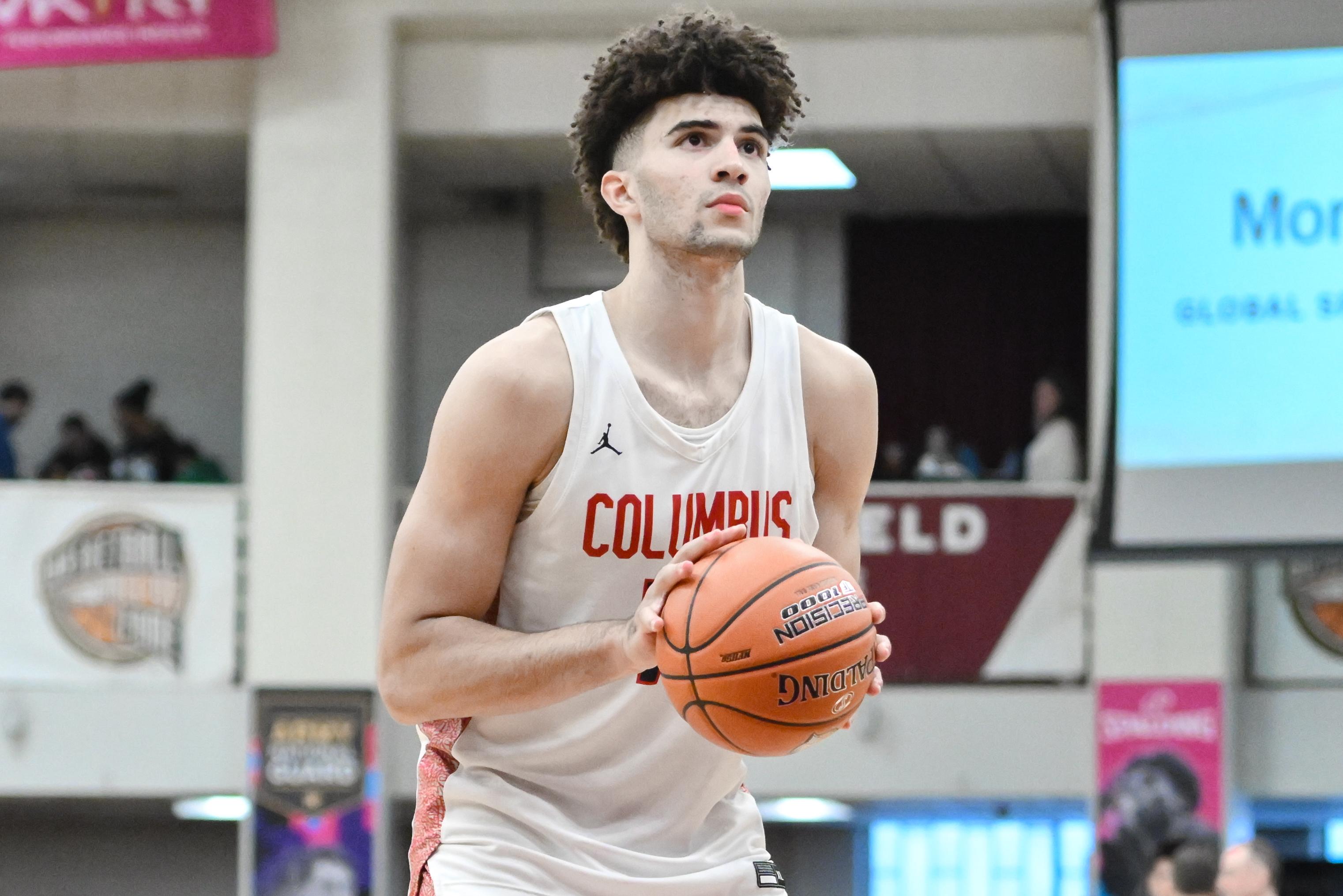 HIGH SCHOOL BASKETBALL: JAN 20 Spalding Hoophall Classic - Columbus vs Perry