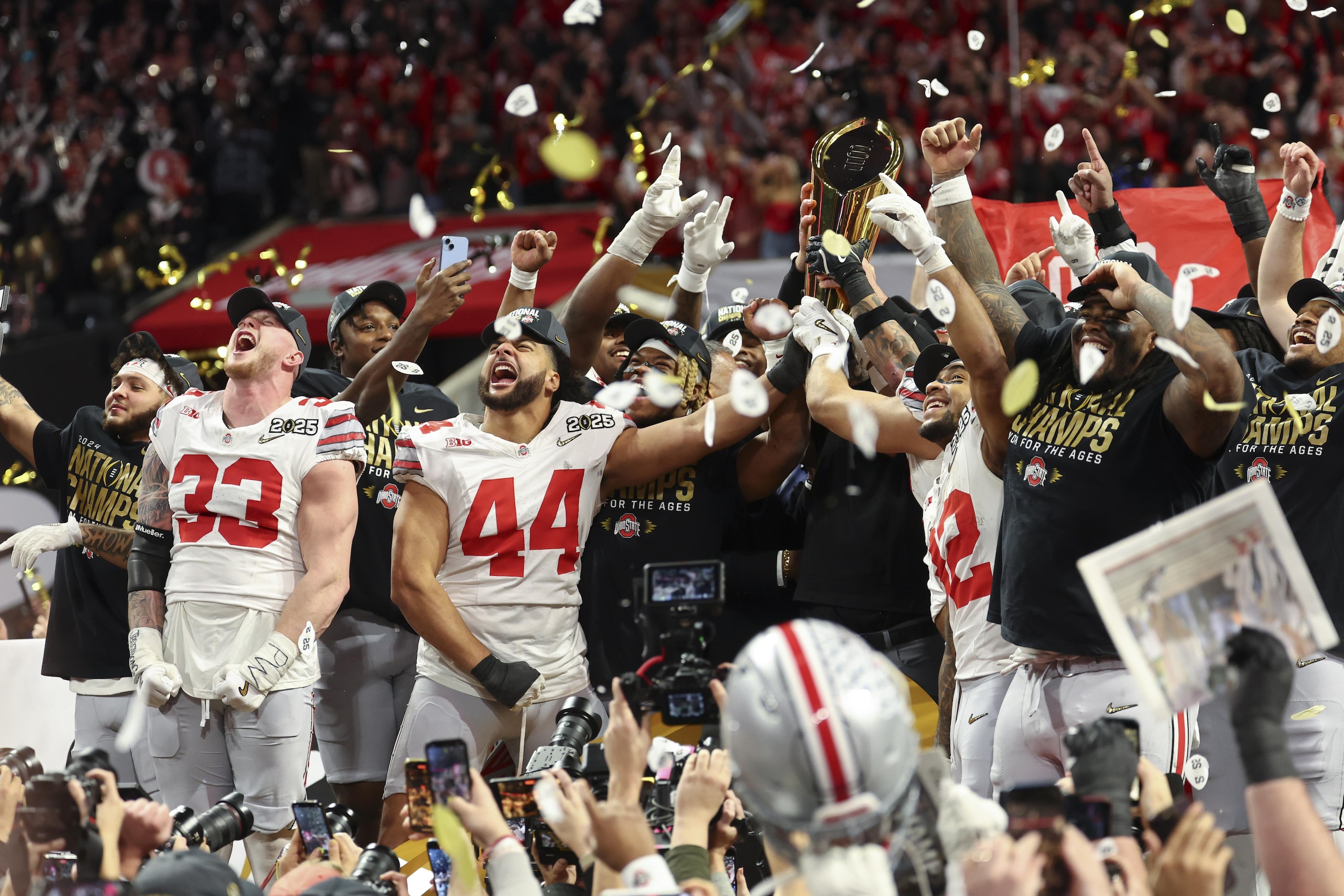2025 CFP National Championship Presented by AT&T- Notre Dame Fighting Irish v Ohio State Buckeyes