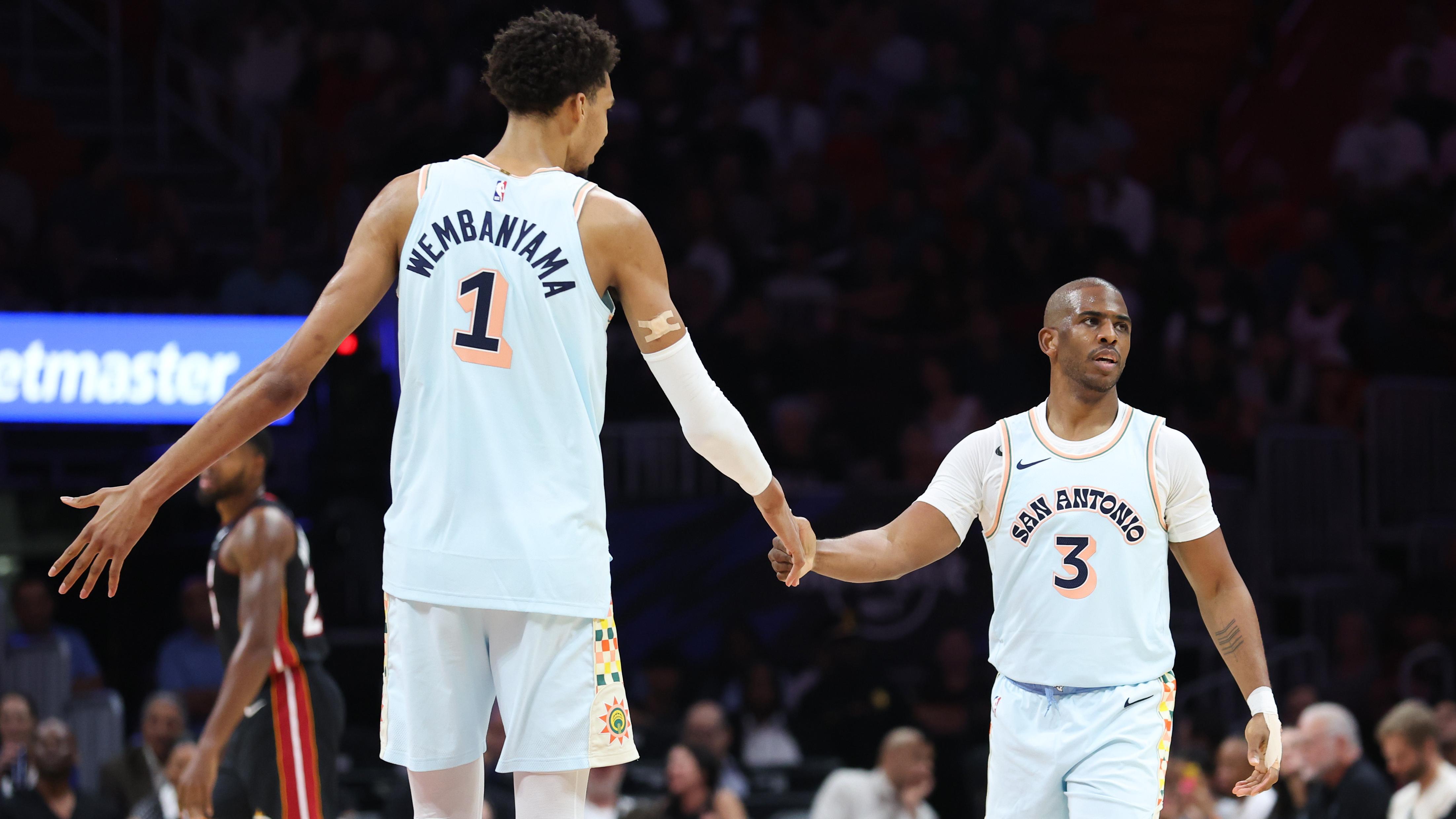 San Antonio Spurs v Miami Heat