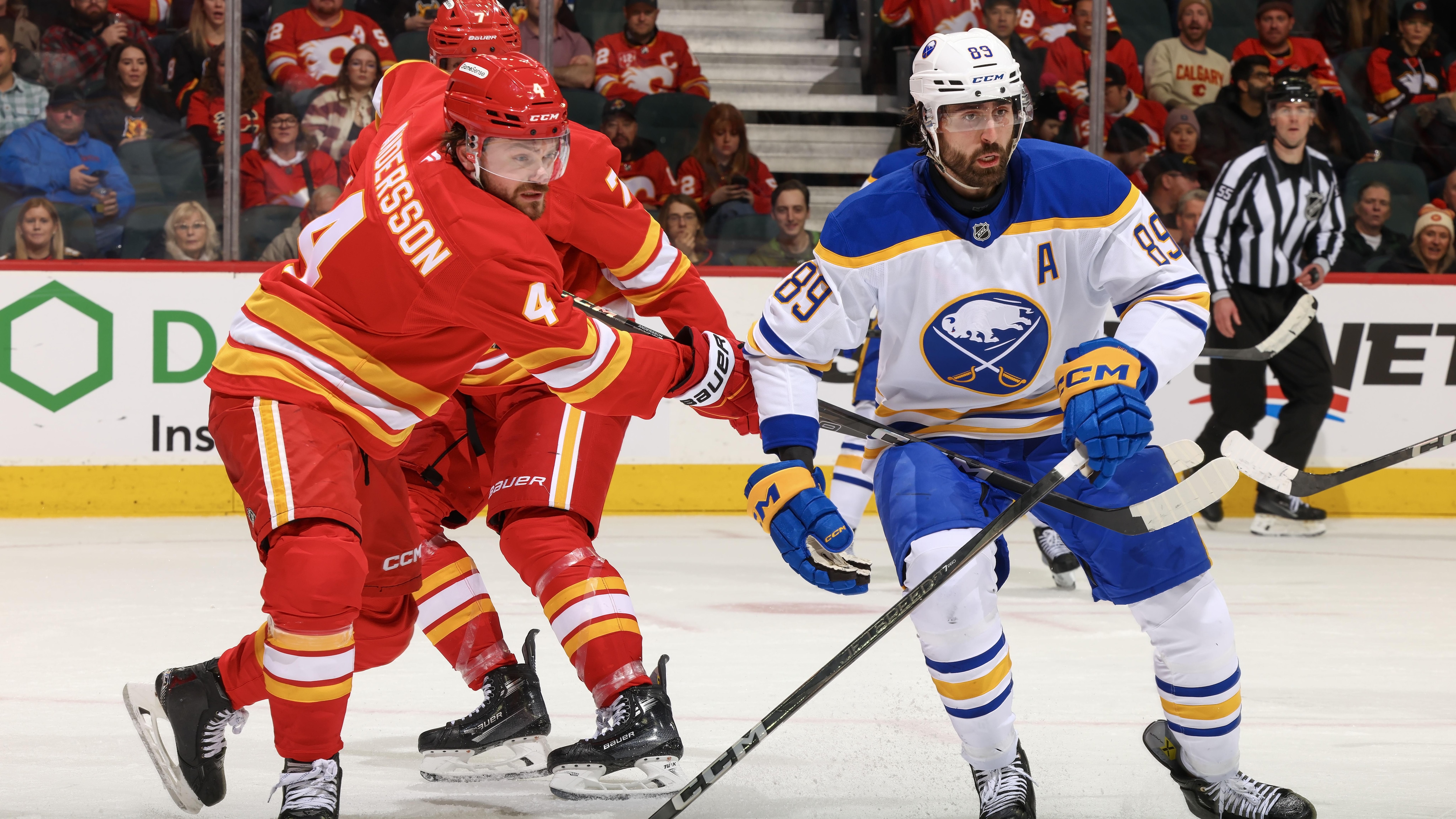 Buffalo Sabres v Calgary Flames Buffalo Sabres v Calgary Flames