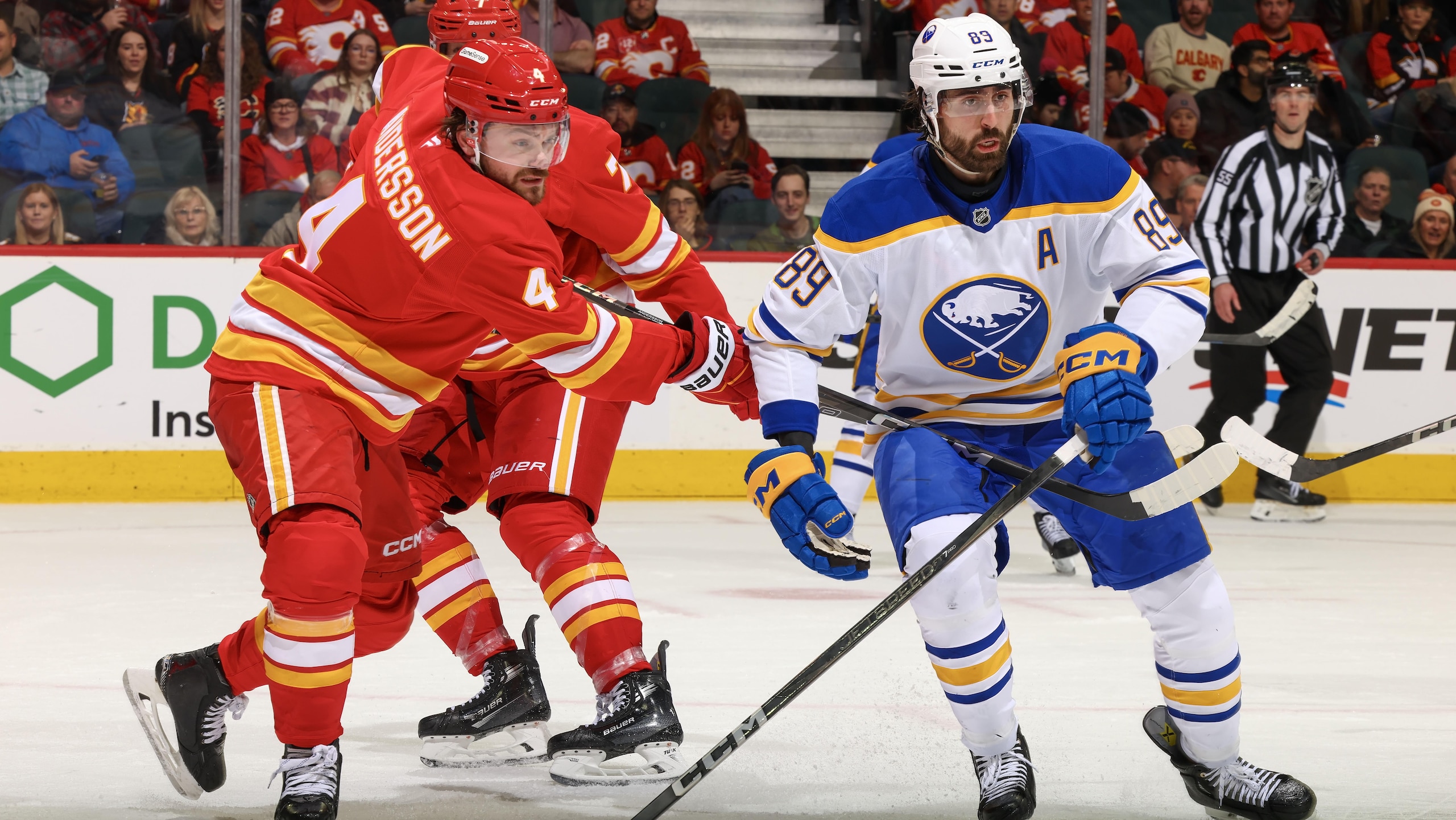 Buffalo Sabres v Calgary Flames Buffalo Sabres v Calgary Flames