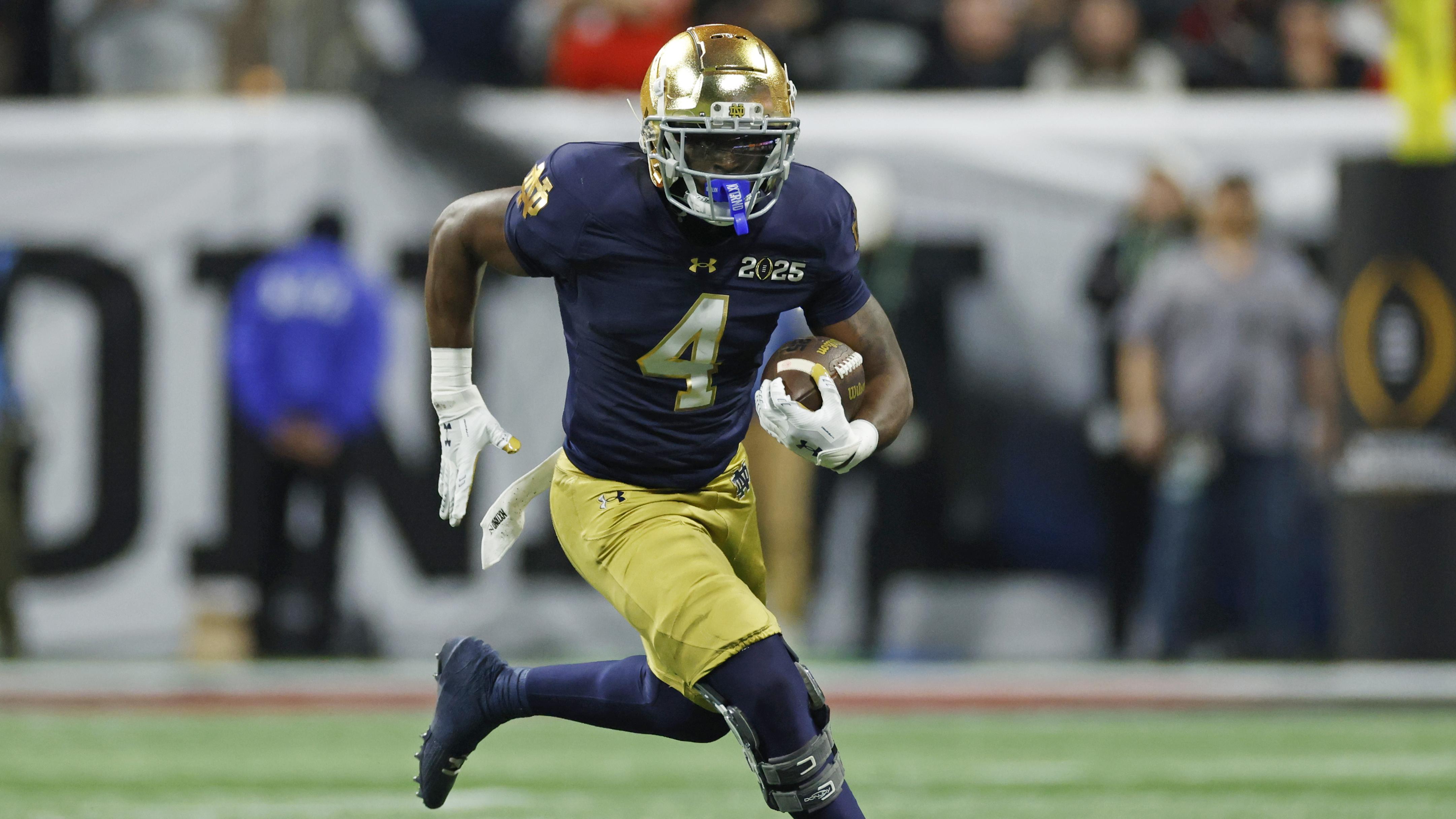 NFL Exec Calls Notre Dame’s Jeremiyah Love ‘Mixture’ of Jahmyr Gibbs, James Cook