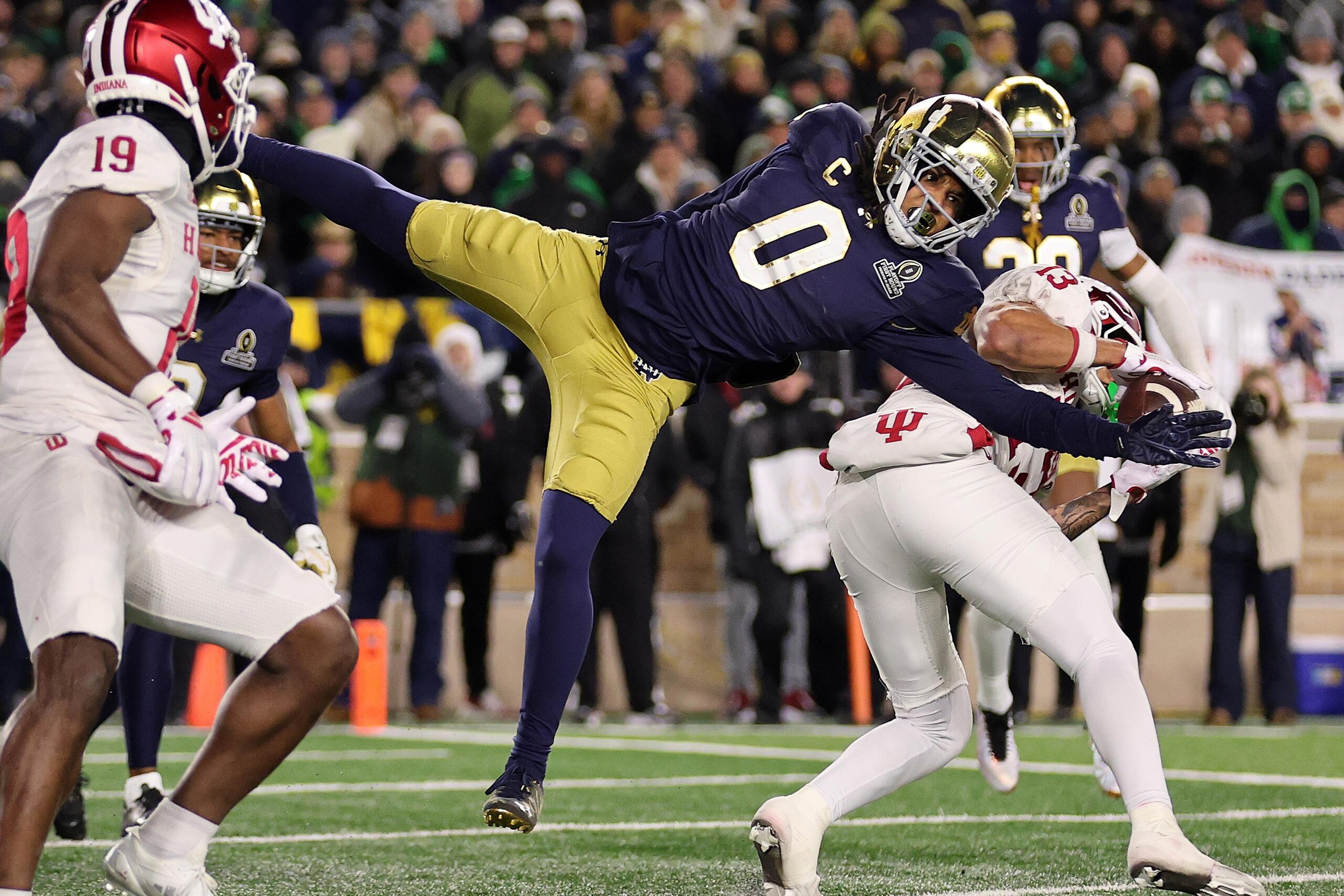 Indiana v Notre Dame - Playoff First Round Indiana v Notre Dame - Playoff First Round
