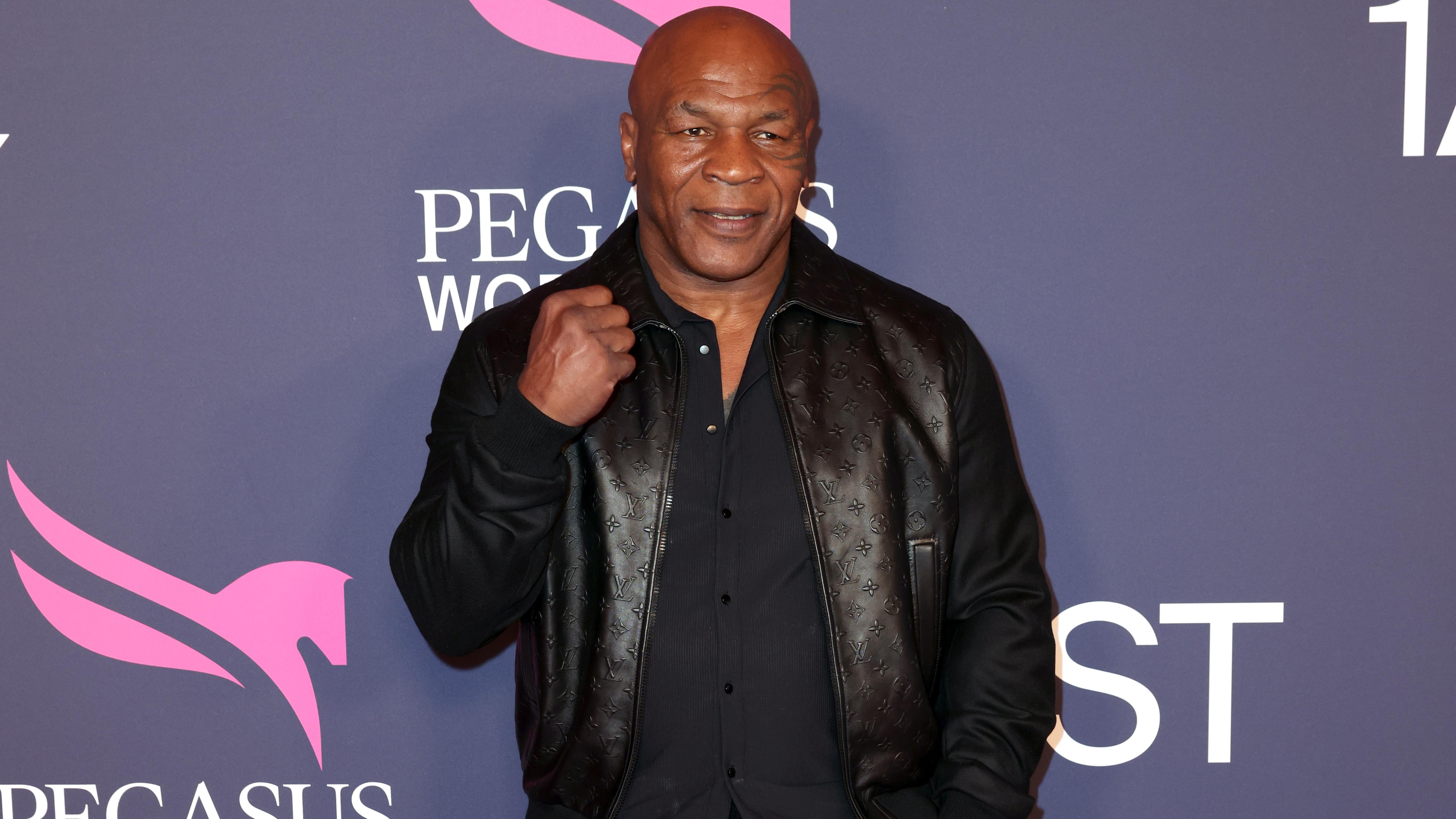 Mike Tyson Drops MrBeast with Body Shot on Video Before Canelo-Crawford Boxing Fight
