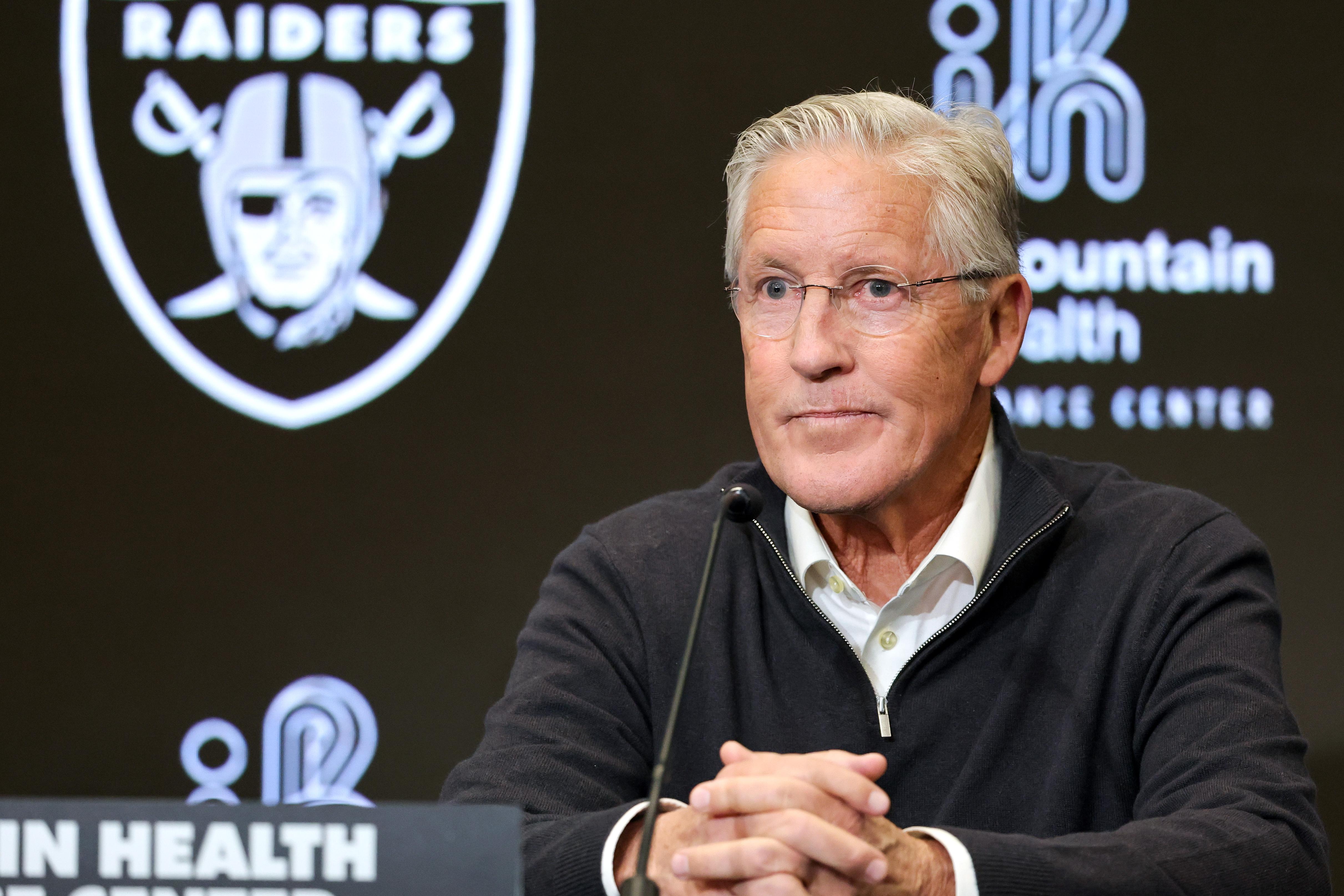Las Vegas Raiders Introduce Pete Carroll As Head Coach, John Spytek As General Manager