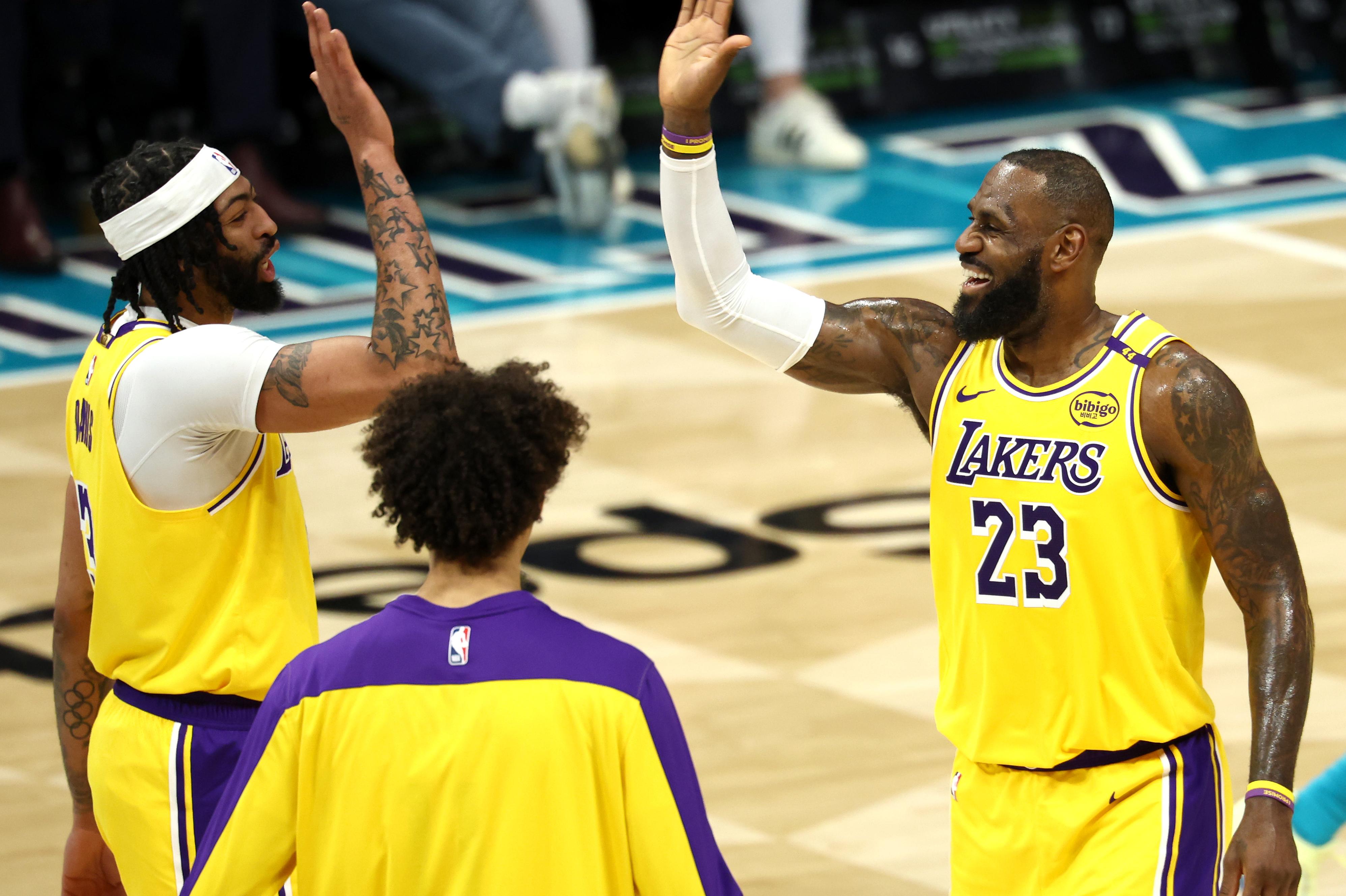 lakers lebron and anthony davis