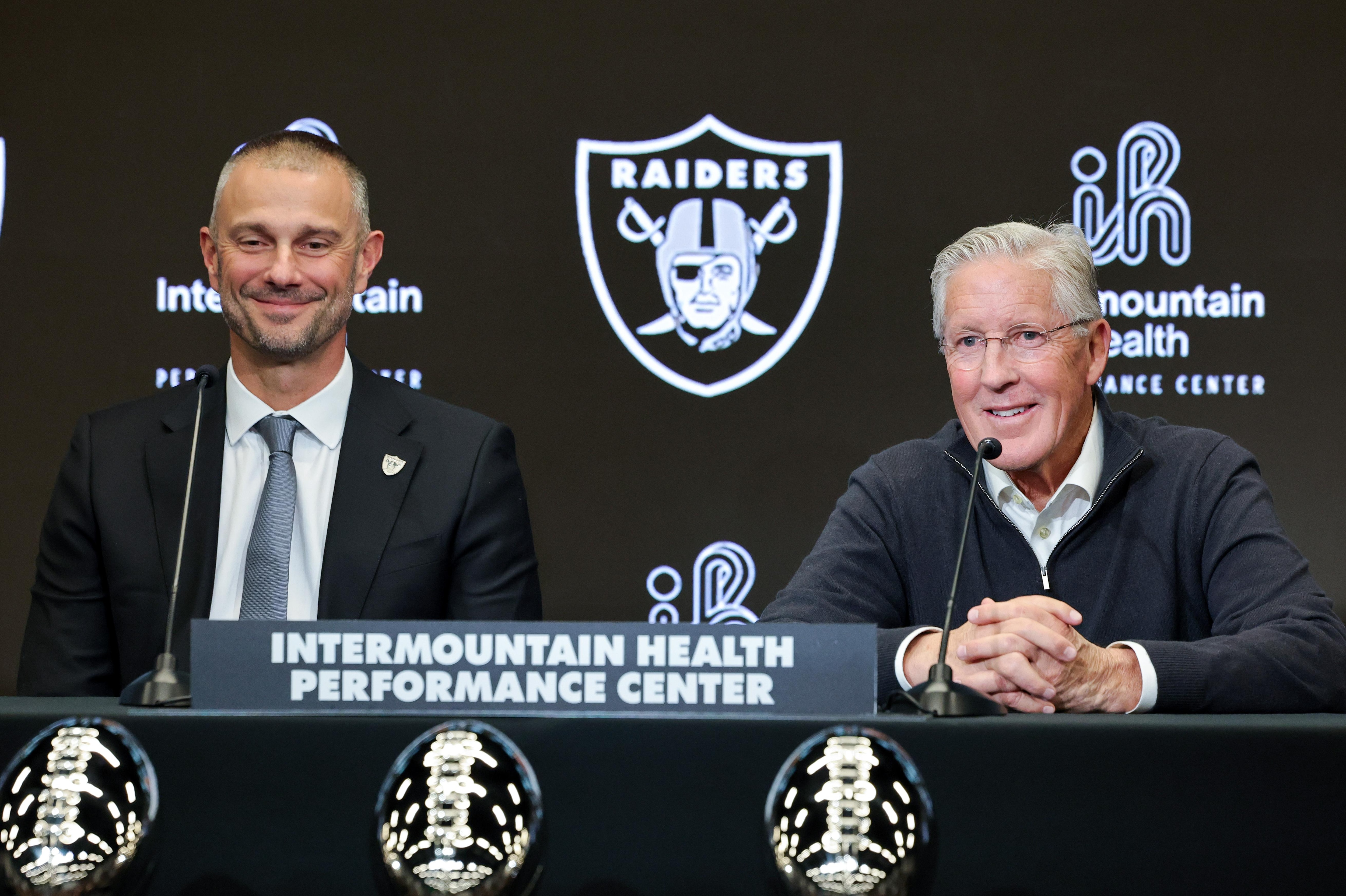 Las Vegas Raiders Introduce Pete Carroll As Head Coach, John Spytek As General Manager