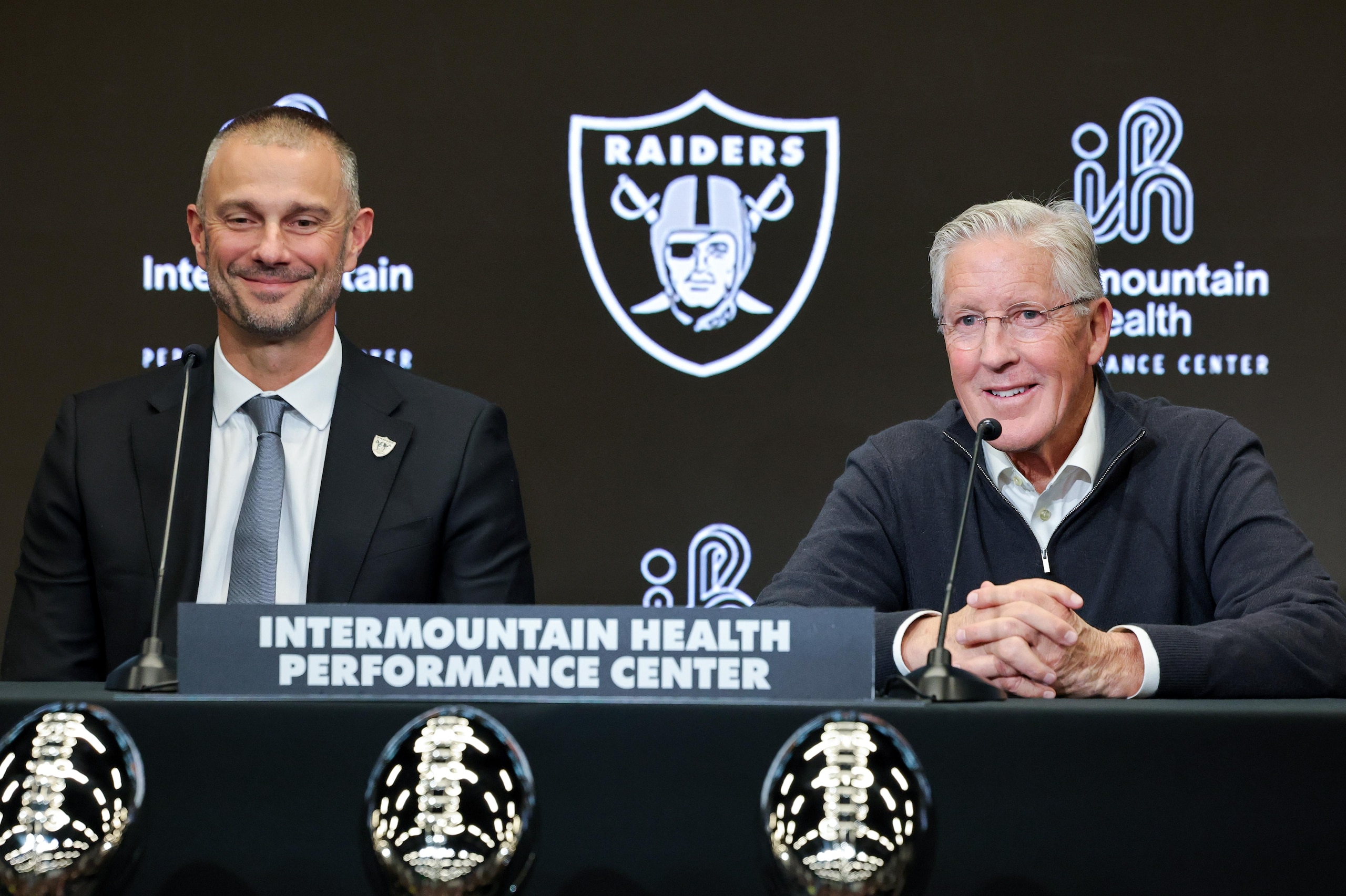 Las Vegas Raiders Introduce Pete Carroll As Head Coach, John Spytek As General Manager