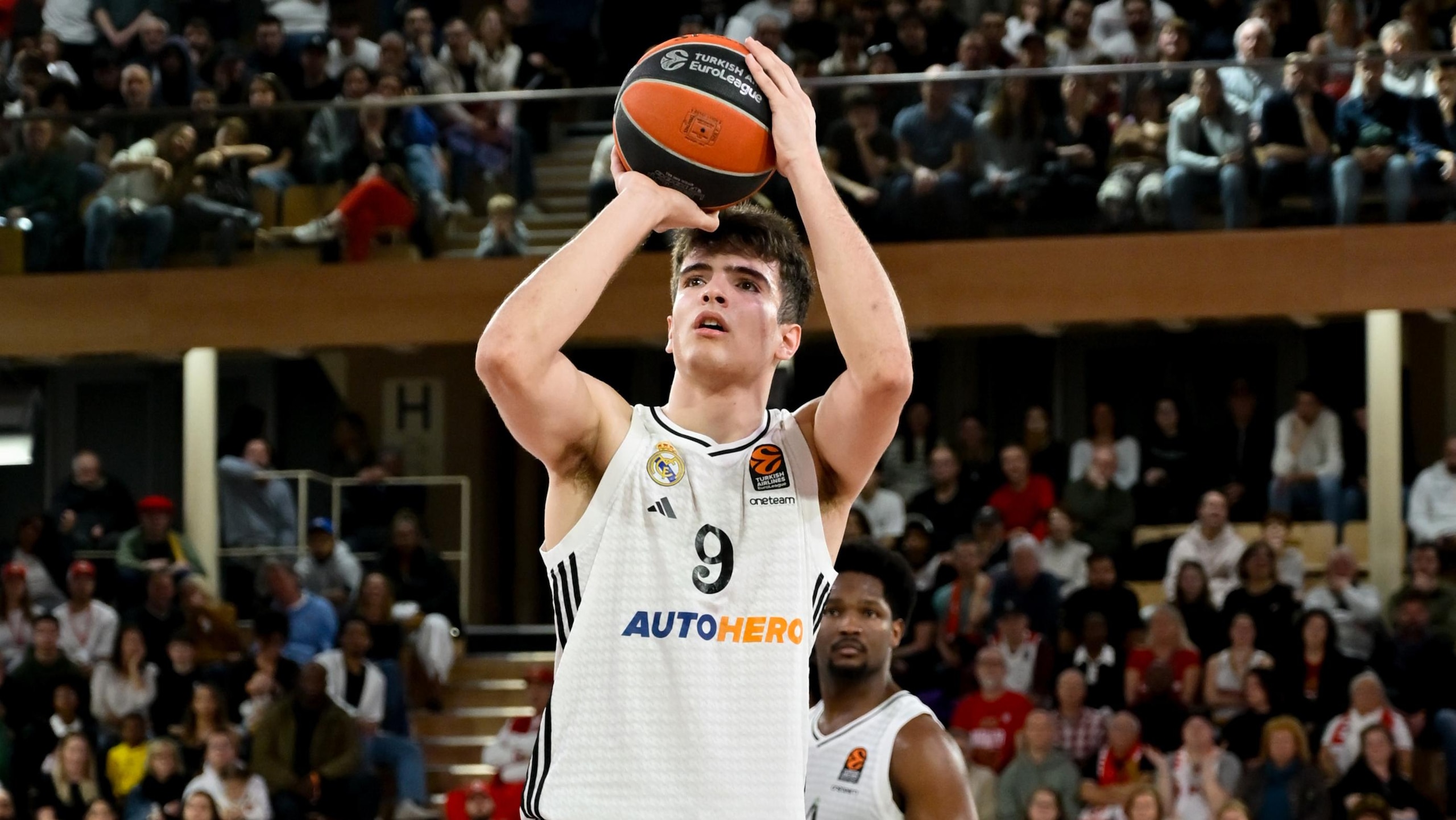 Madrid player #9 Hugo Gonzales seen in action during the...