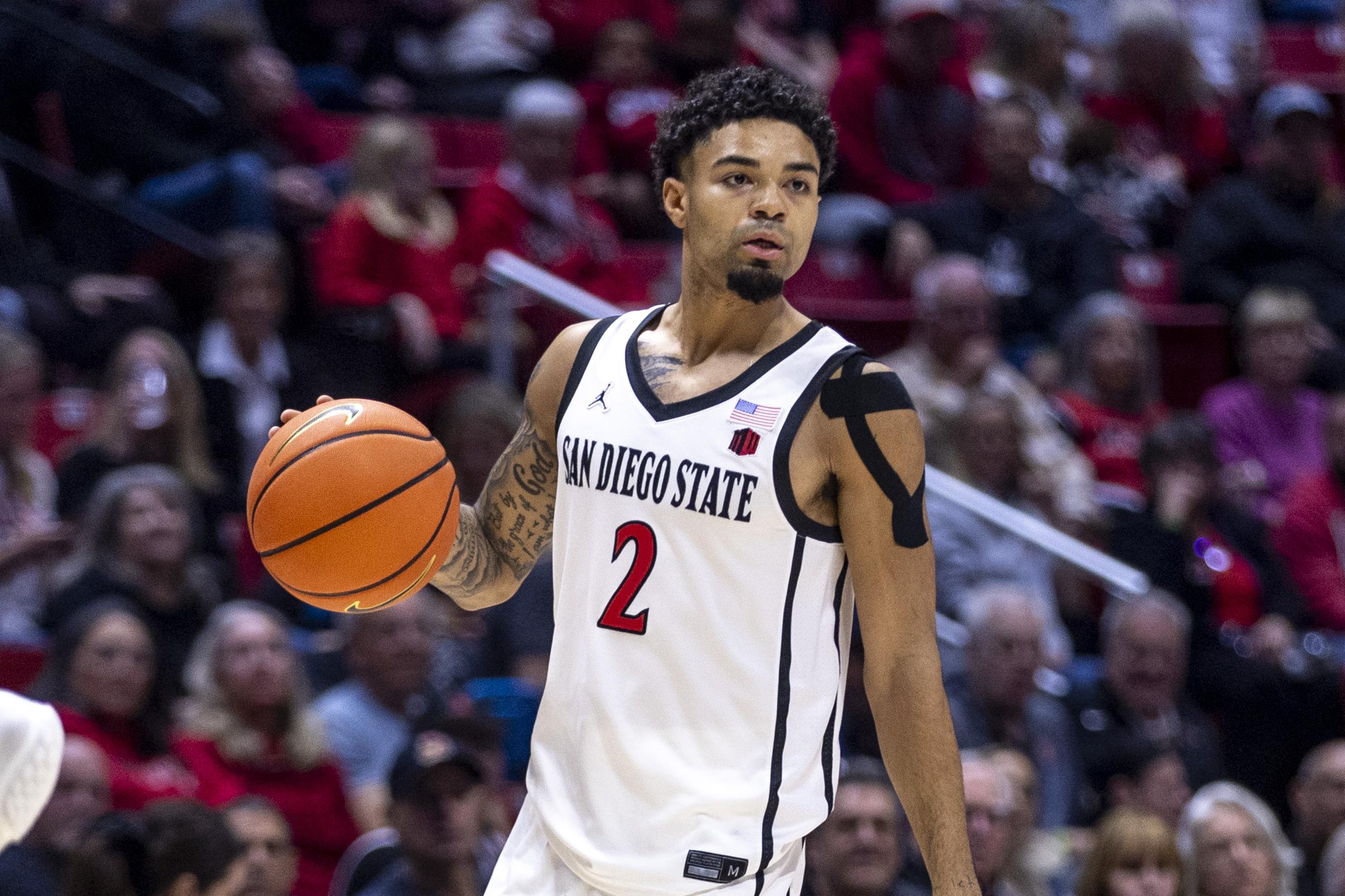 COLLEGE BASKETBALL: FEB 01 Wyoming at San Diego State COLLEGE BASKETBALL: FEB 01 Wyoming at San Diego State