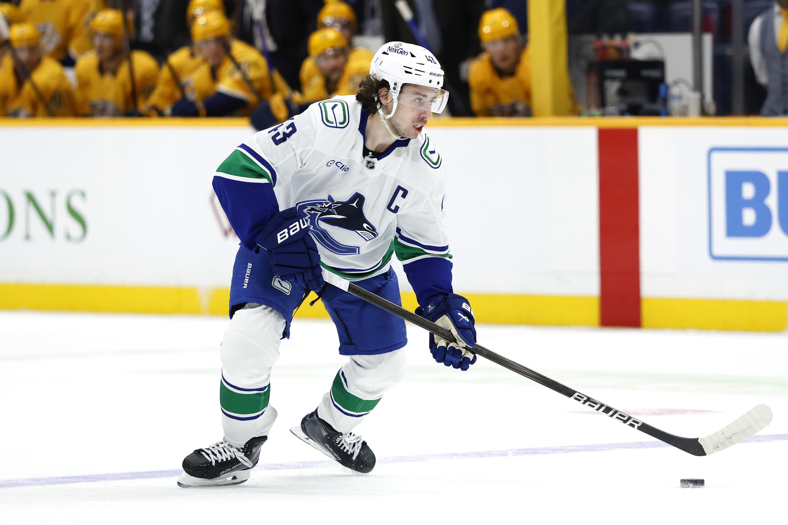 Vancouver Canucks v Nashville Predators Vancouver Canucks v Nashville Predators