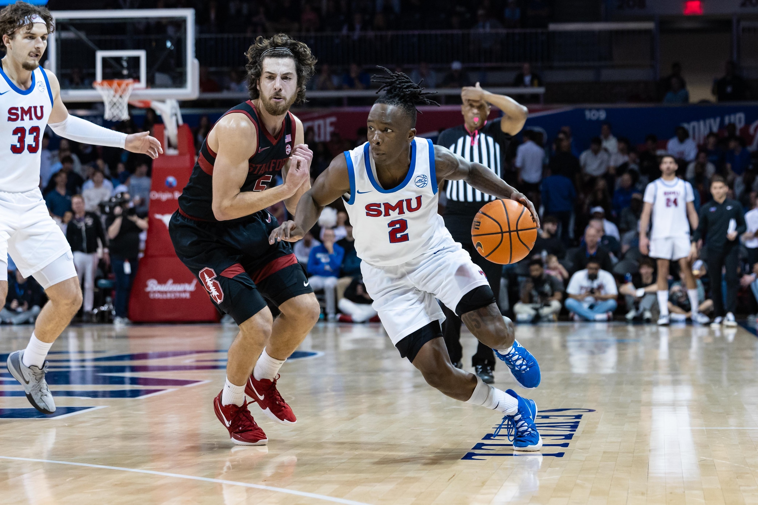 COLLEGE BASKETBALL: FEB 01 Stanford at SMU