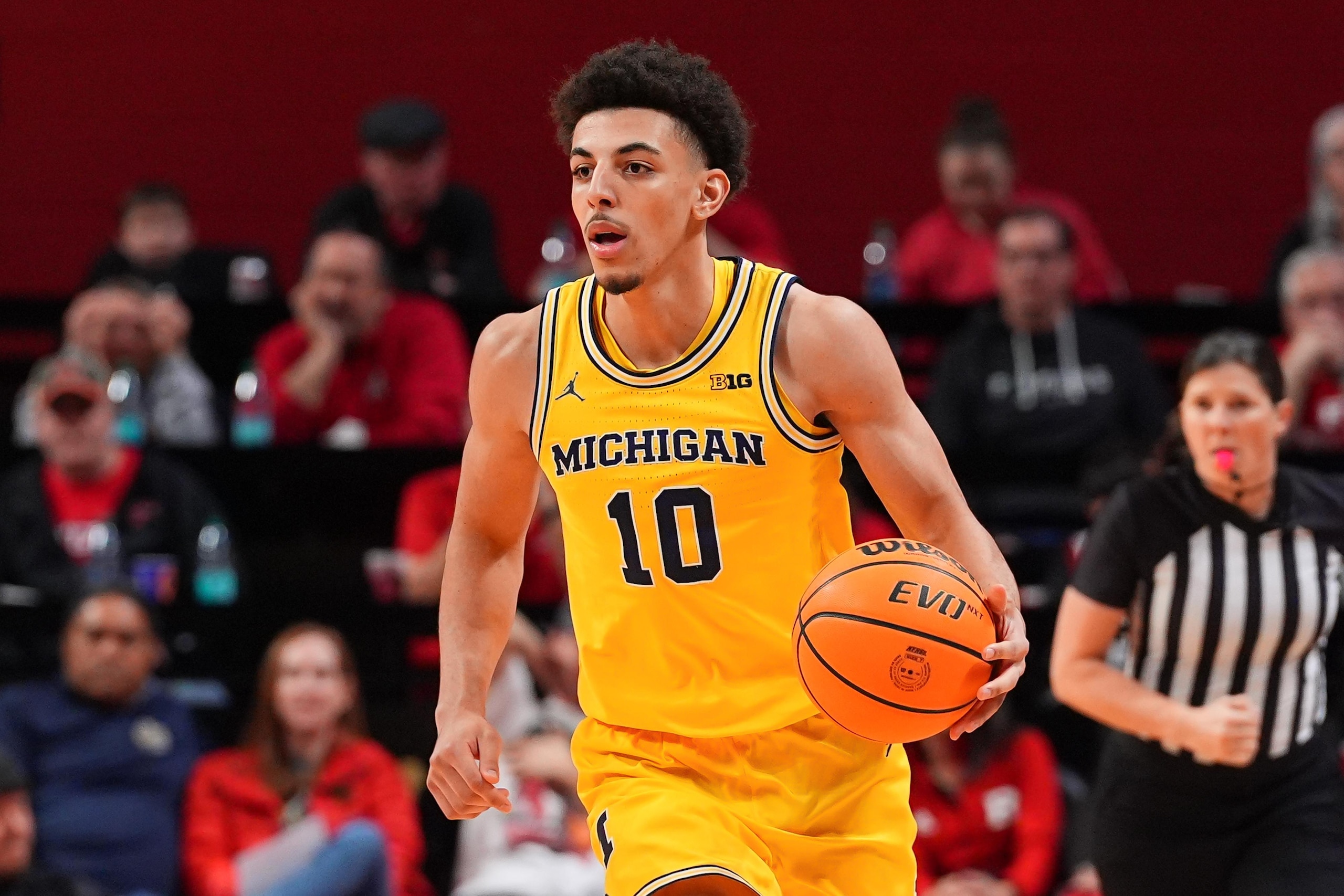 COLLEGE BASKETBALL: FEB 01 Michigan at Rutgers