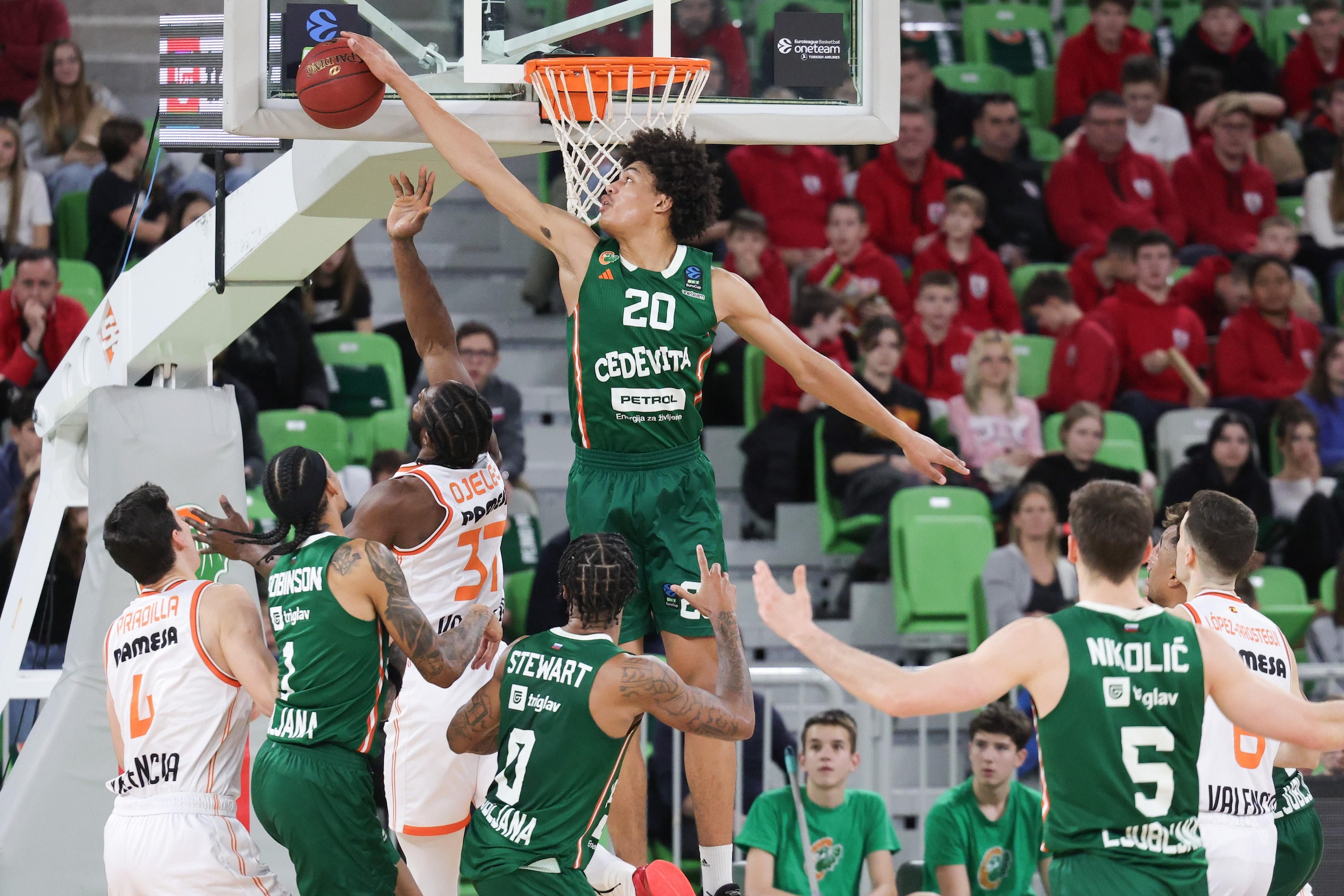 SLOVENIA-LJUBLJANA-BASKETBALL-BKT EUROCUP REGULAR SEASON-CEDEVITA OLIMPIJA VS VALENCIA BASKET SLOVENIA-LJUBLJANA-BASKETBALL-BKT EUROCUP REGULAR SEASON-CEDEVITA OLIMPIJA VS VALENCIA BASKET