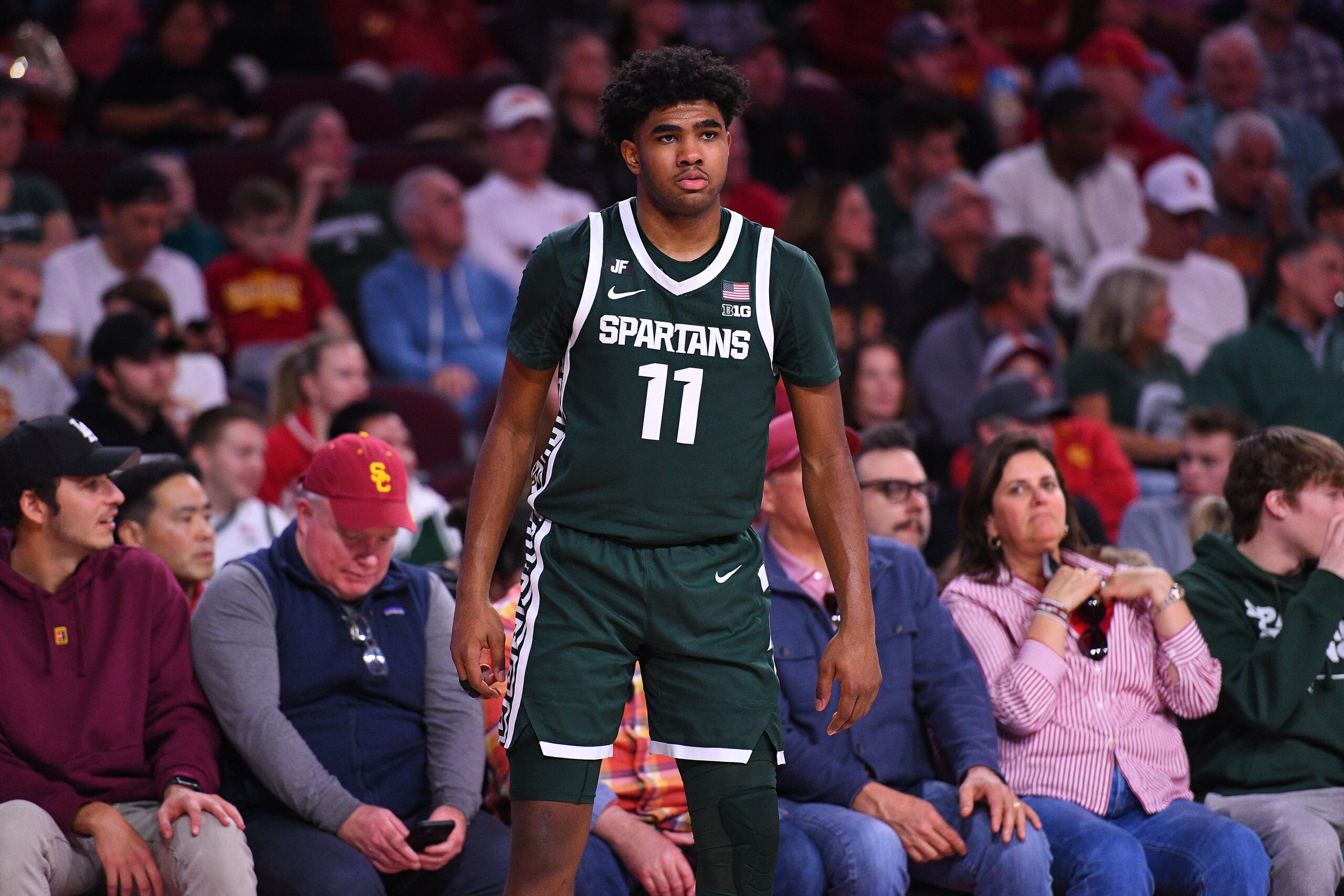 COLLEGE BASKETBALL: FEB 01 Michigan State at USC