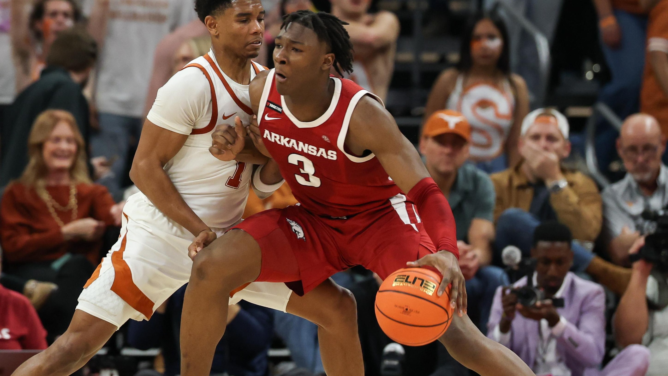 COLLEGE BASKETBALL: FEB 05 Arkansas at Texas