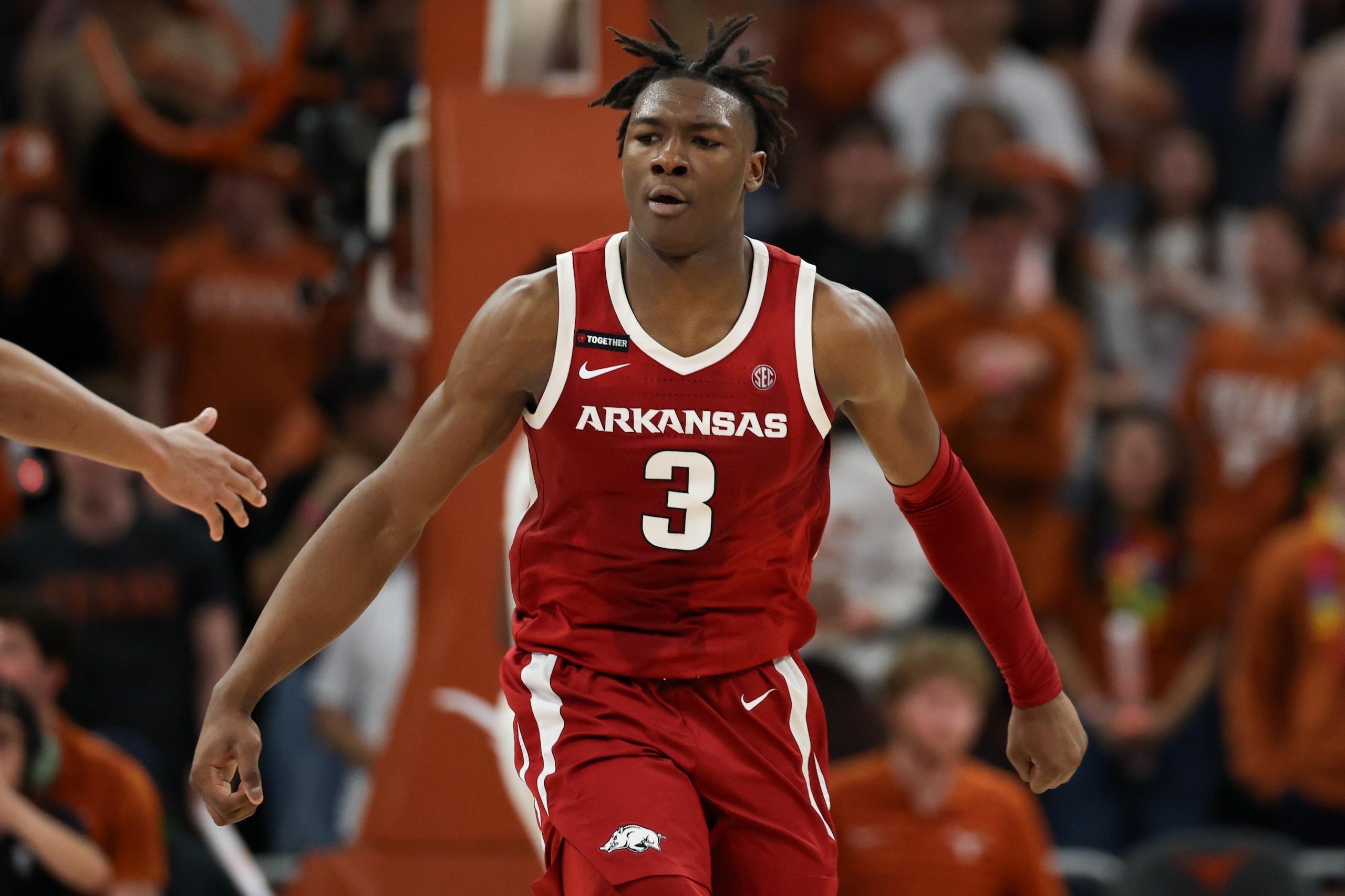 COLLEGE BASKETBALL: FEB 05 Arkansas at Texas