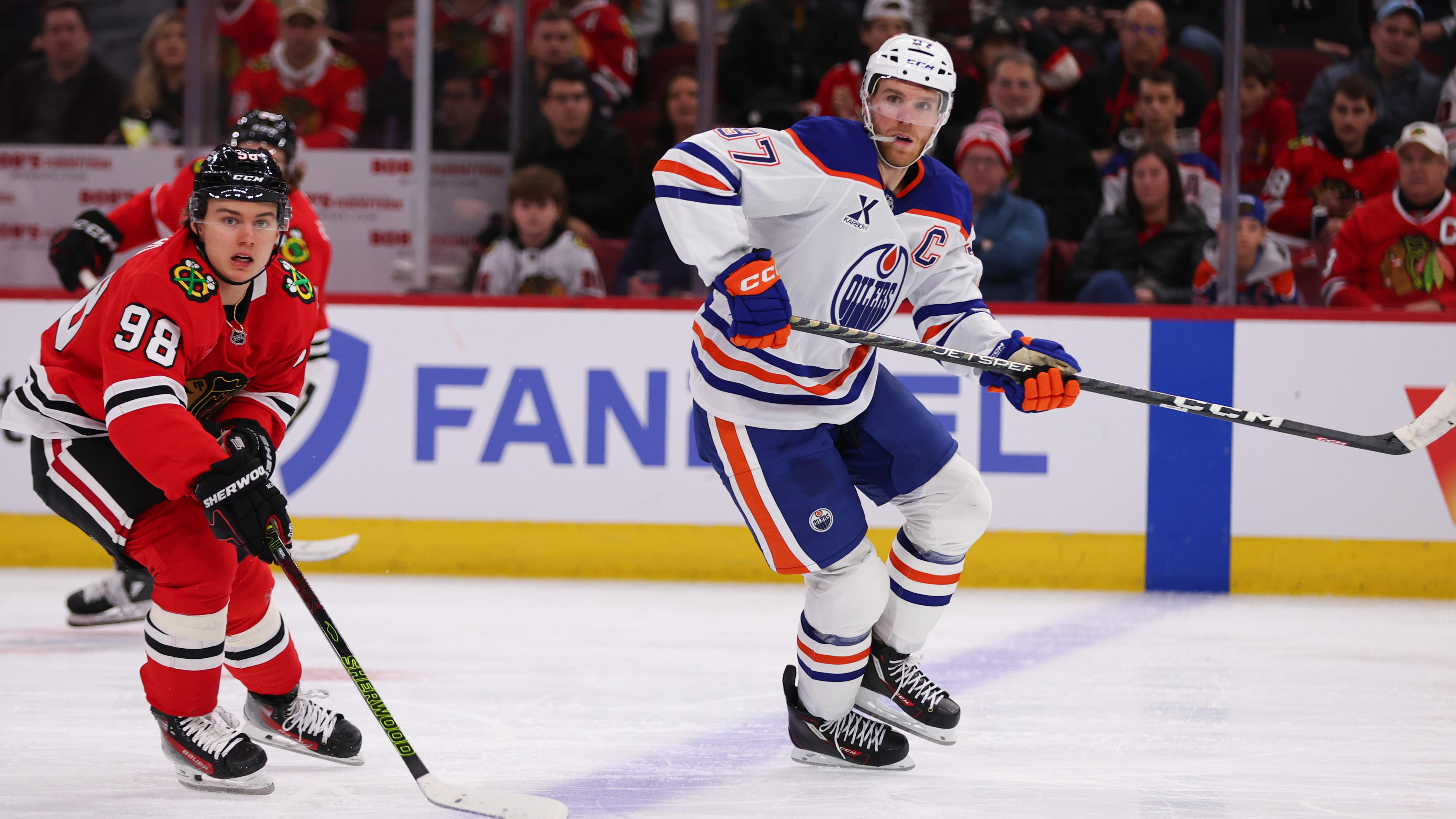 NHL: FEB 05 Oilers at Blackhawks