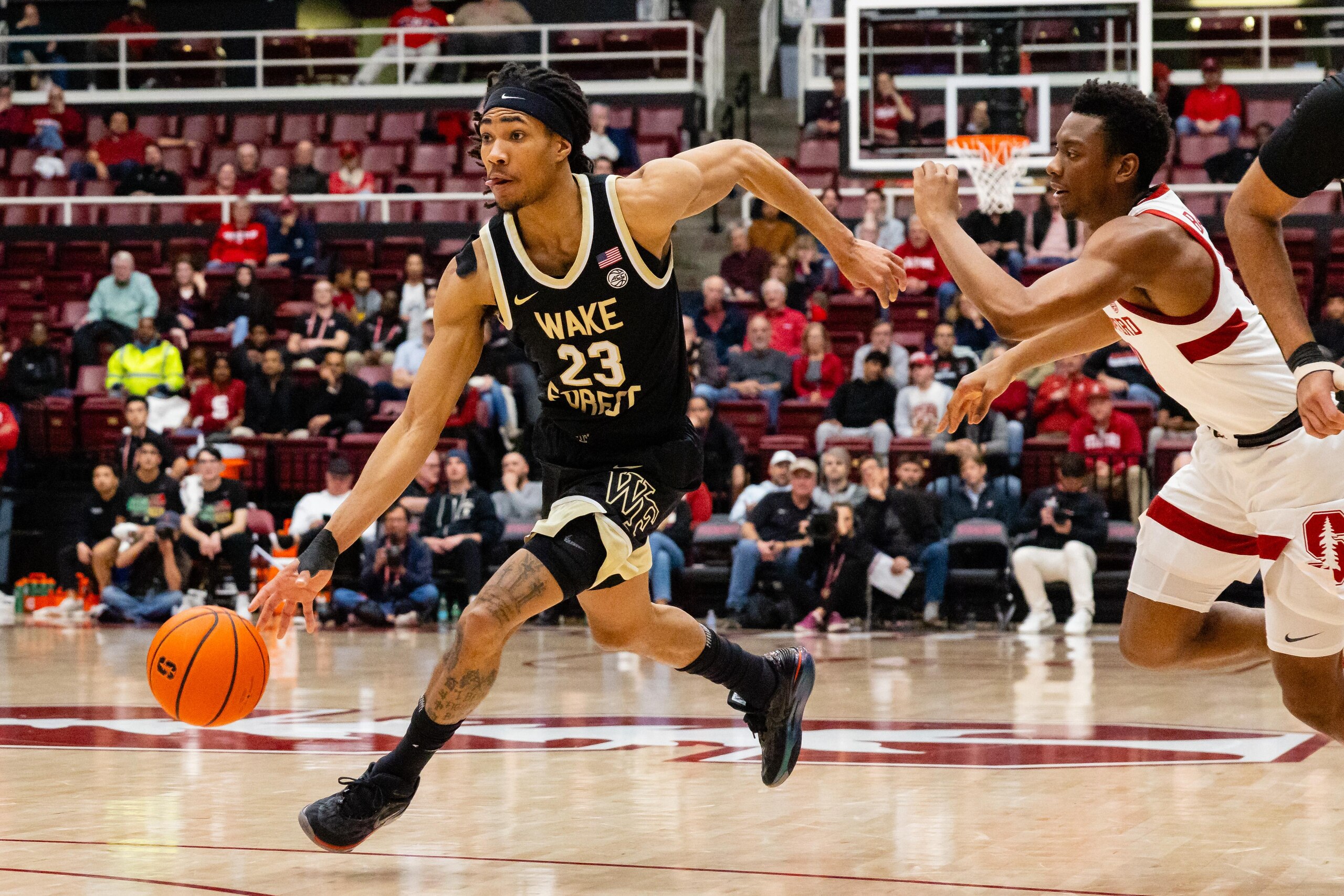 COLLEGE BASKETBALL: FEB 05 Wake Forest at Stanford