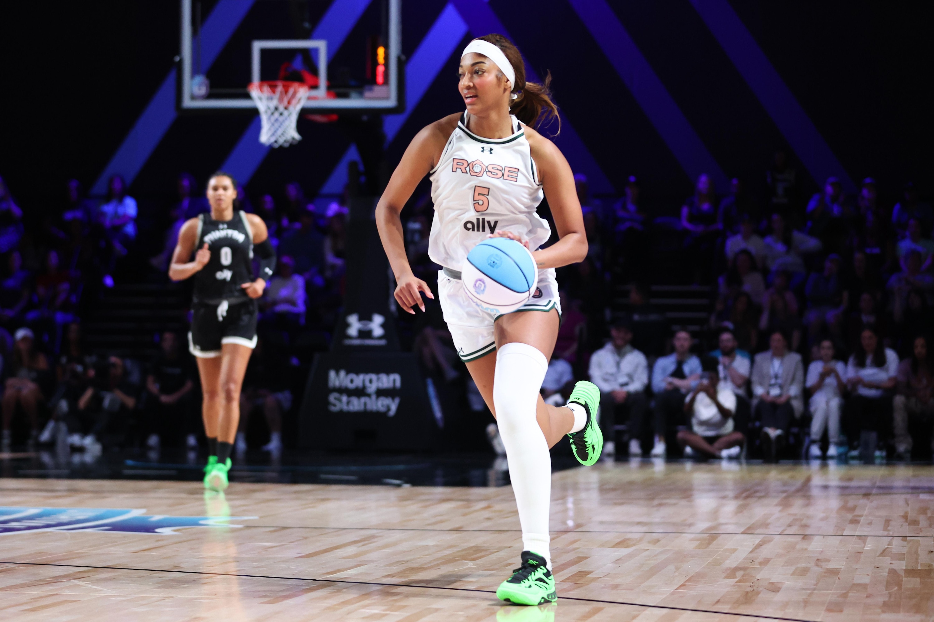 Angel Reese's Big Unrivaled Game Inspires Fans Despite Rose's Loss to Mcbride, Laces