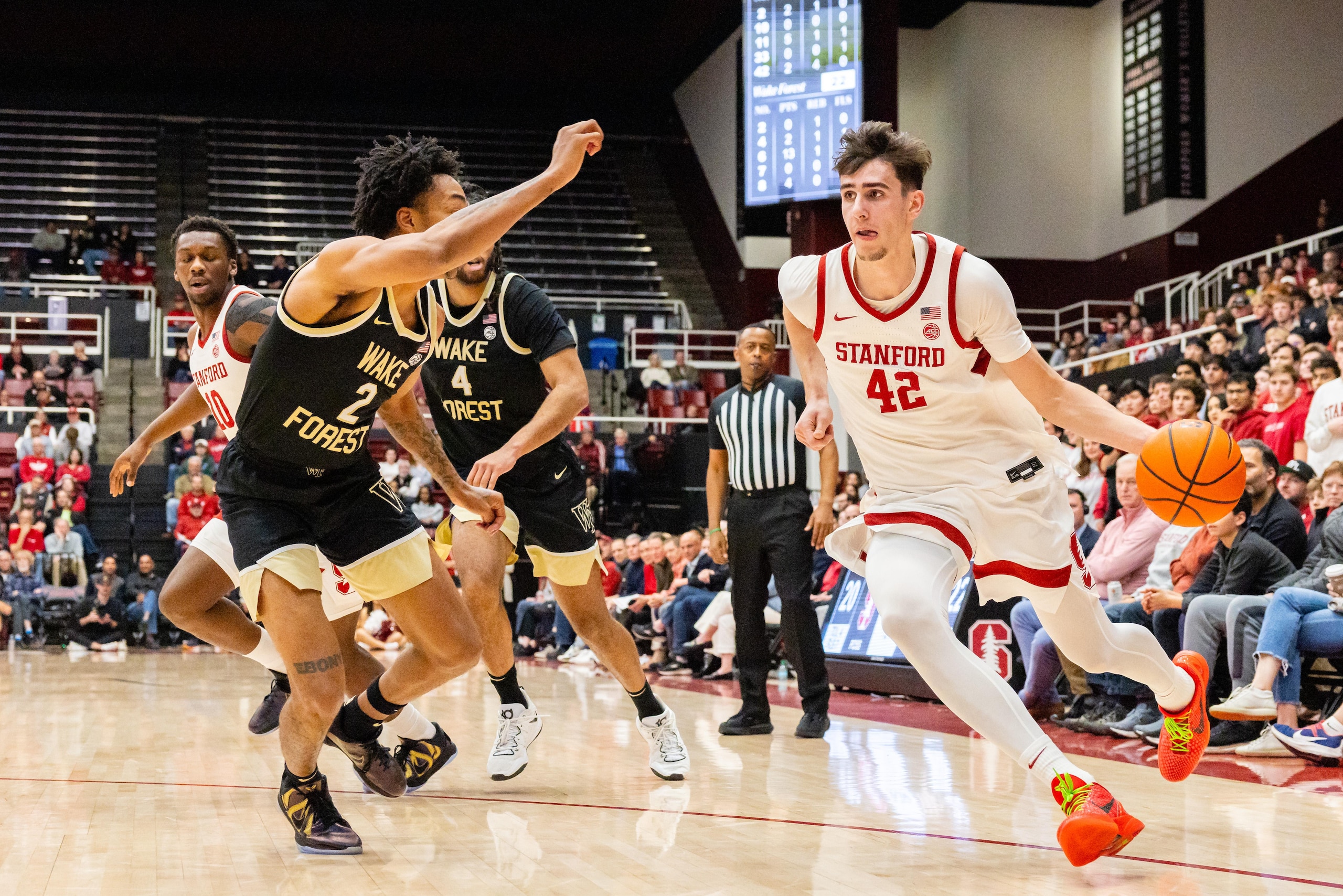 COLLEGE BASKETBALL: FEB 05 Wake Forest at Stanford