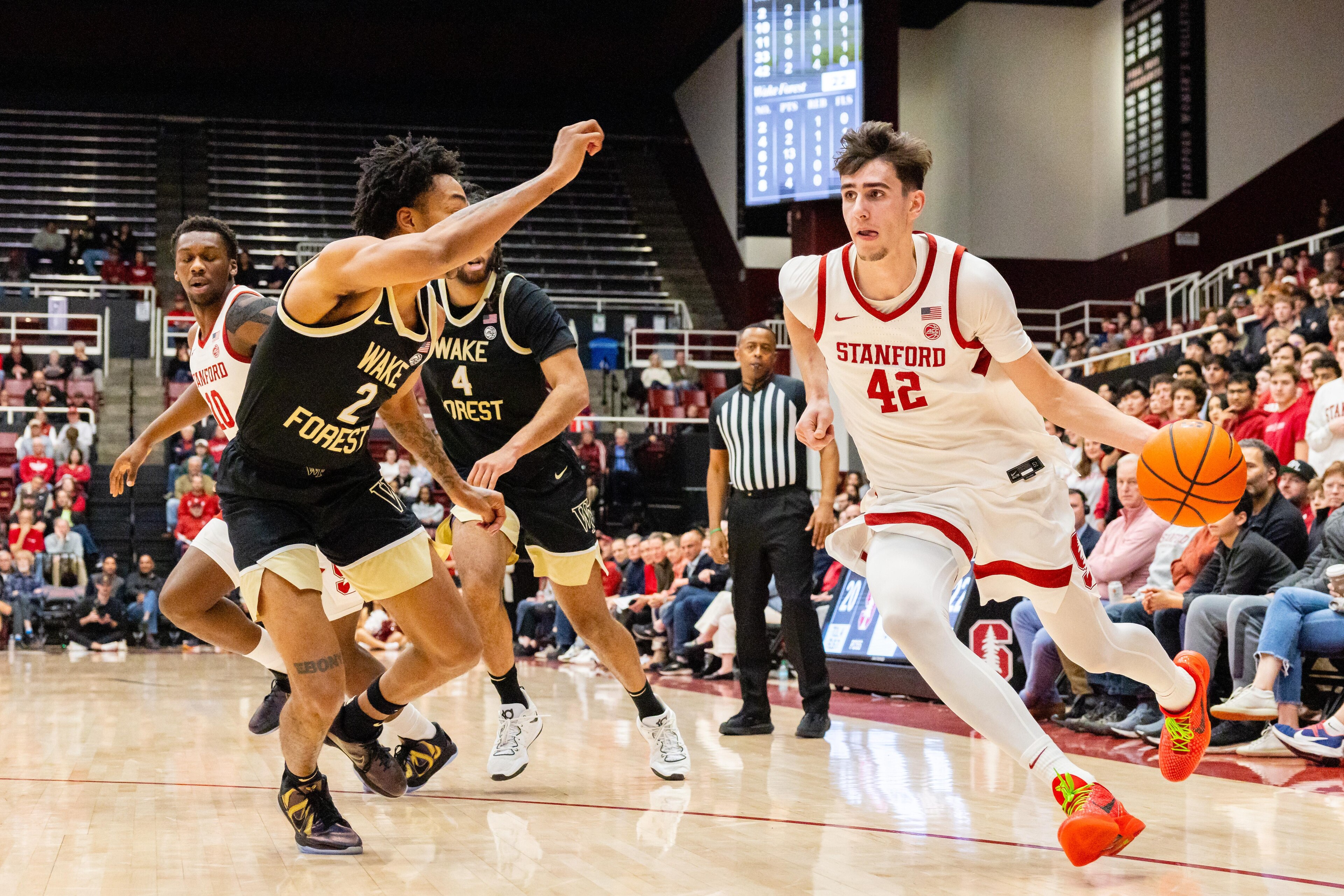 COLLEGE BASKETBALL: FEB 05 Wake Forest at Stanford