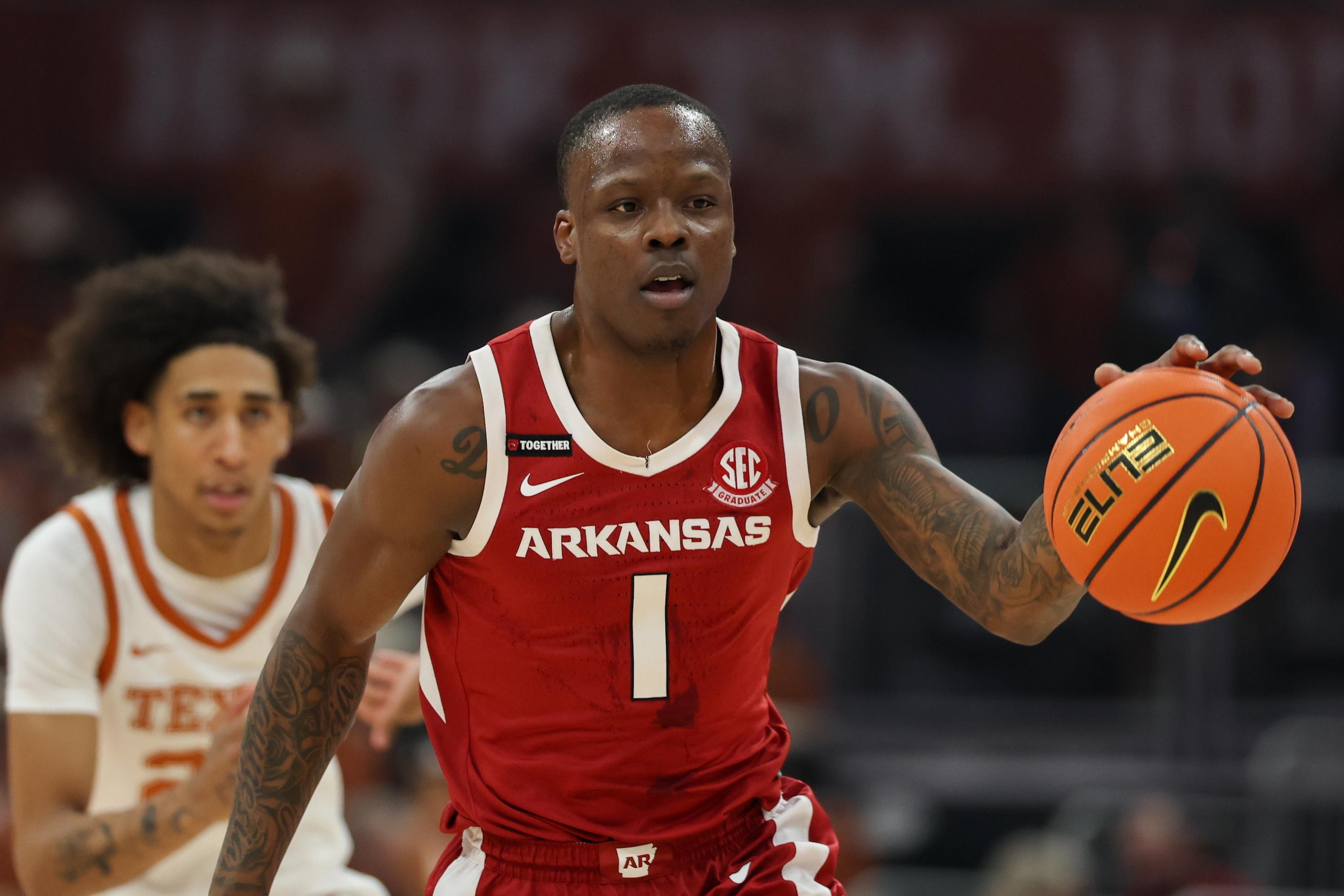 COLLEGE BASKETBALL: FEB 05 Arkansas at Texas