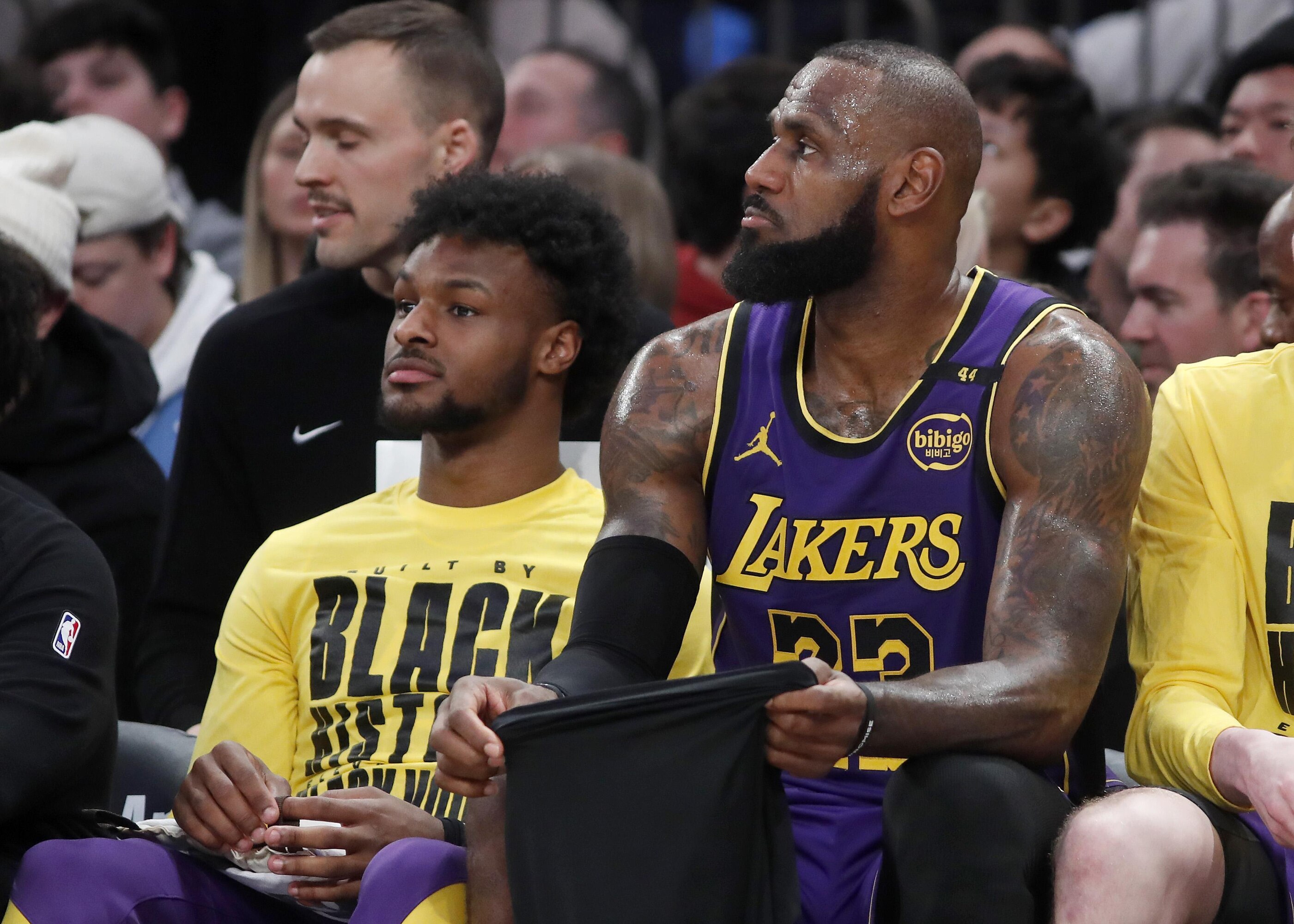 LeBron Hopes Coaches 'Say What The F--k You Need to Say' to Sons Bronny, Bryce James