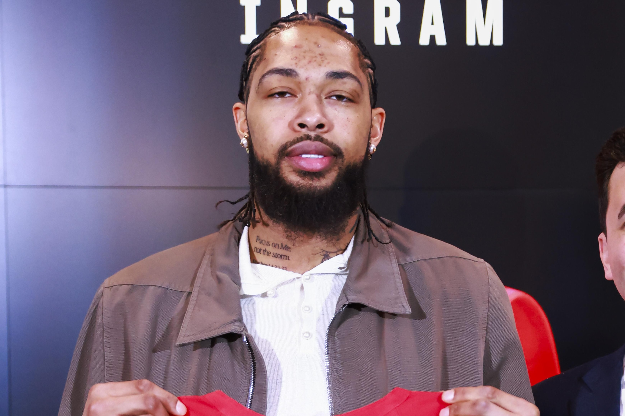 Toronto Raptors Introduce Brandon Ingram Toronto Raptors Introduce Brandon Ingram