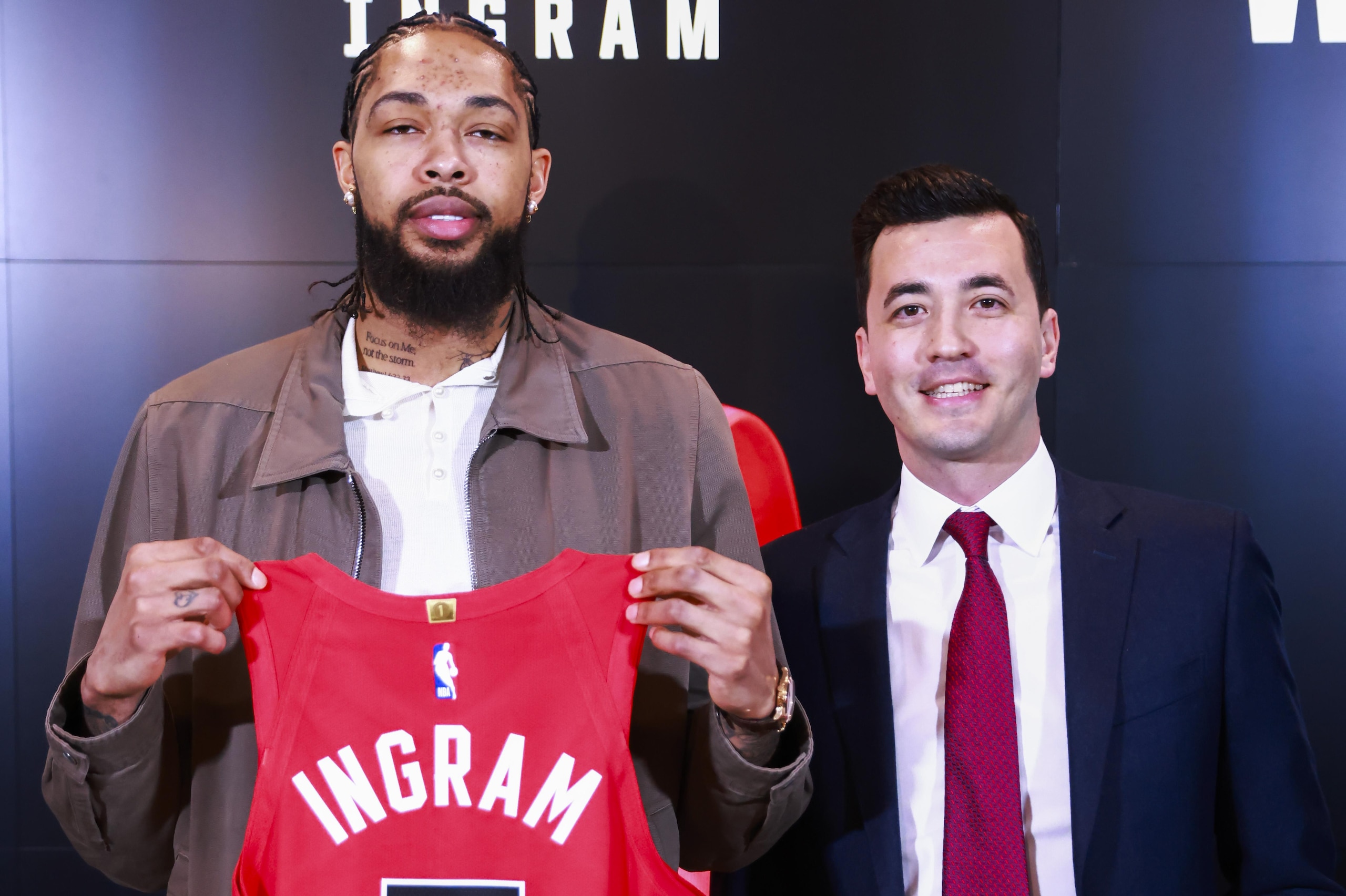 Toronto Raptors Introduce Brandon Ingram Toronto Raptors Introduce Brandon Ingram