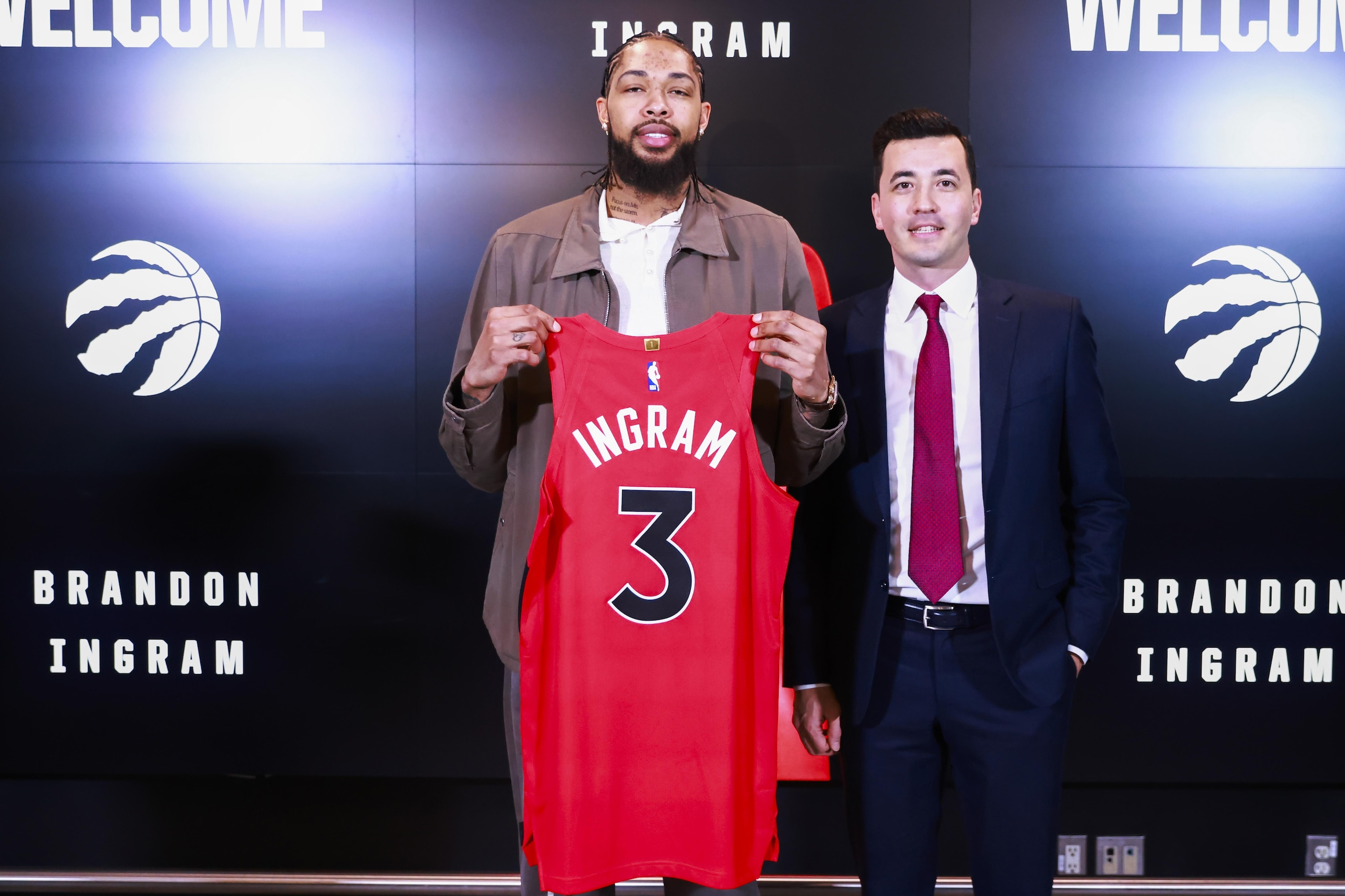 Toronto Raptors Introduce Brandon Ingram Toronto Raptors Introduce Brandon Ingram