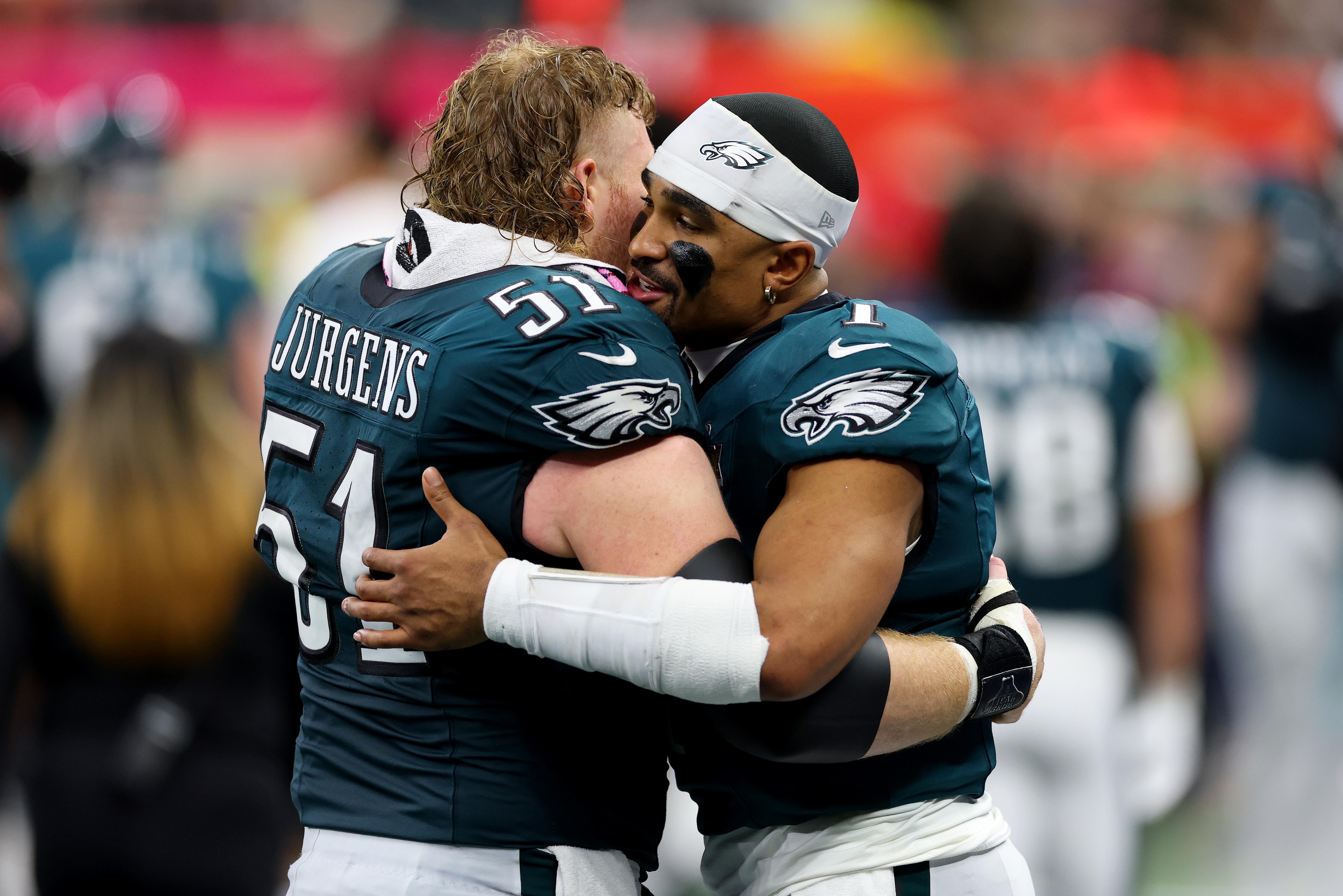 Report: Eagles' Cam Jurgens Underwent Surgery for Back Injury After Super Bowl 59 Win