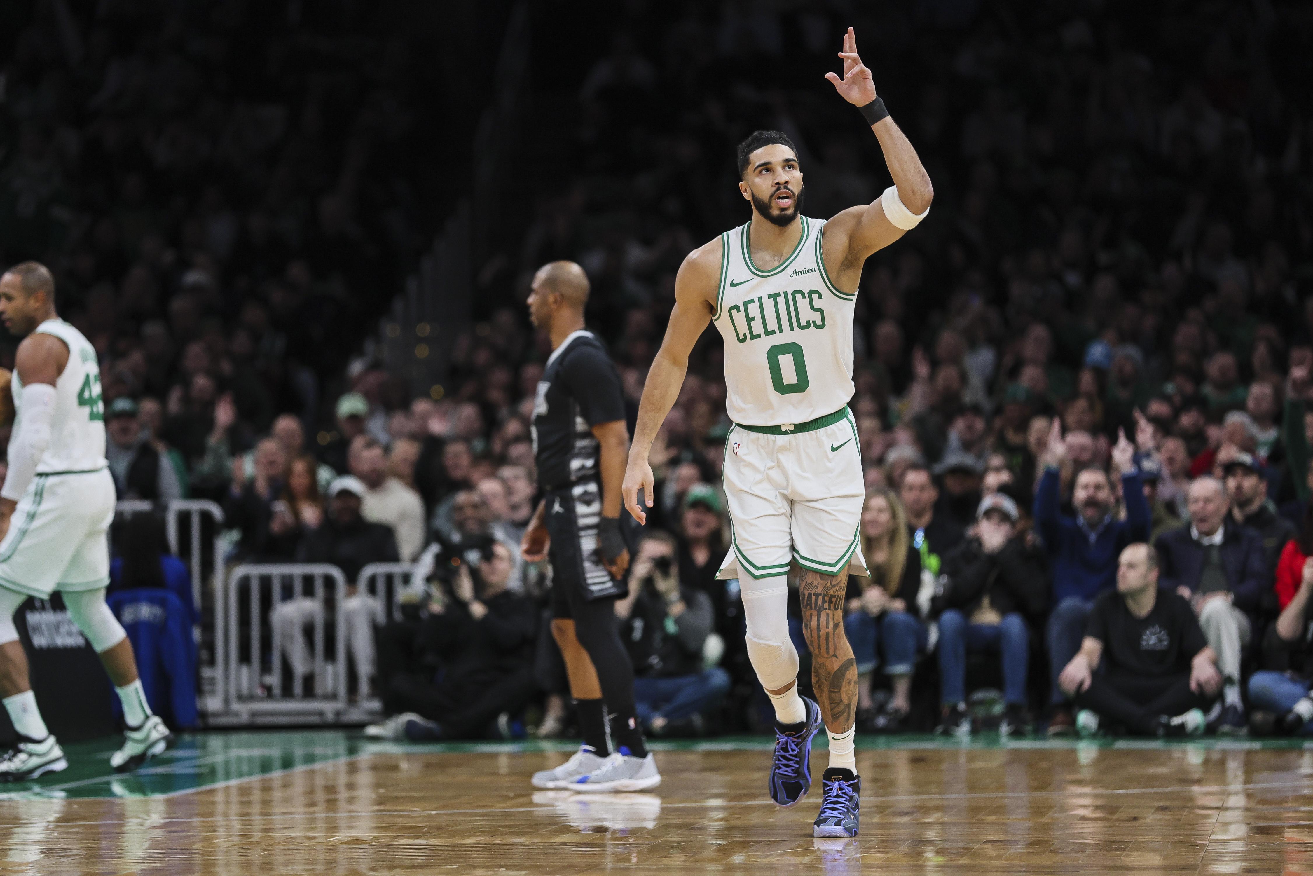 Jayson Tatum, Kristaps Porzingis help the Celtics demolish the Spurs and enter the All-Star break on an excellent note
